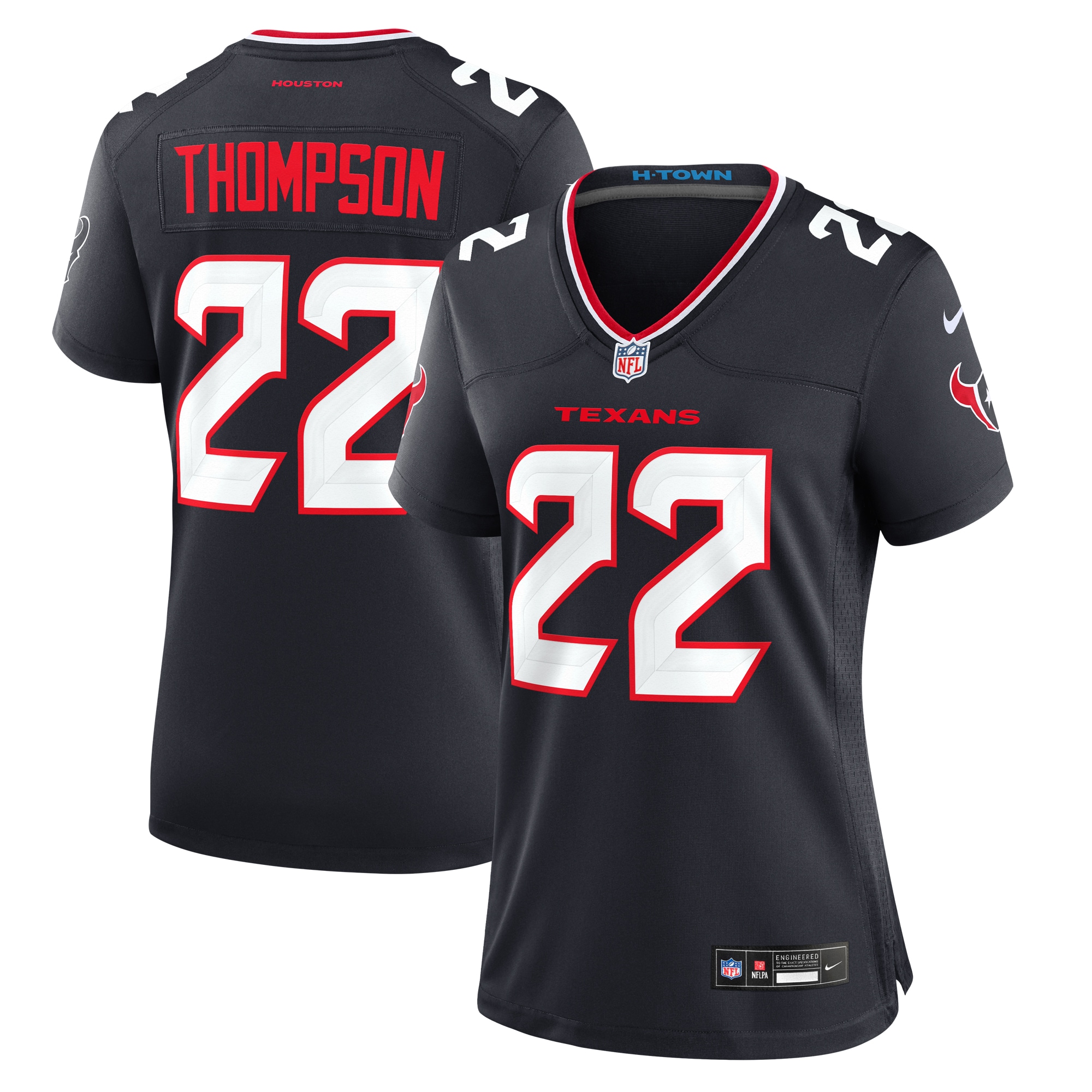 Josh Thompson Houston Texans Women's Team Game Jersey -  Navy