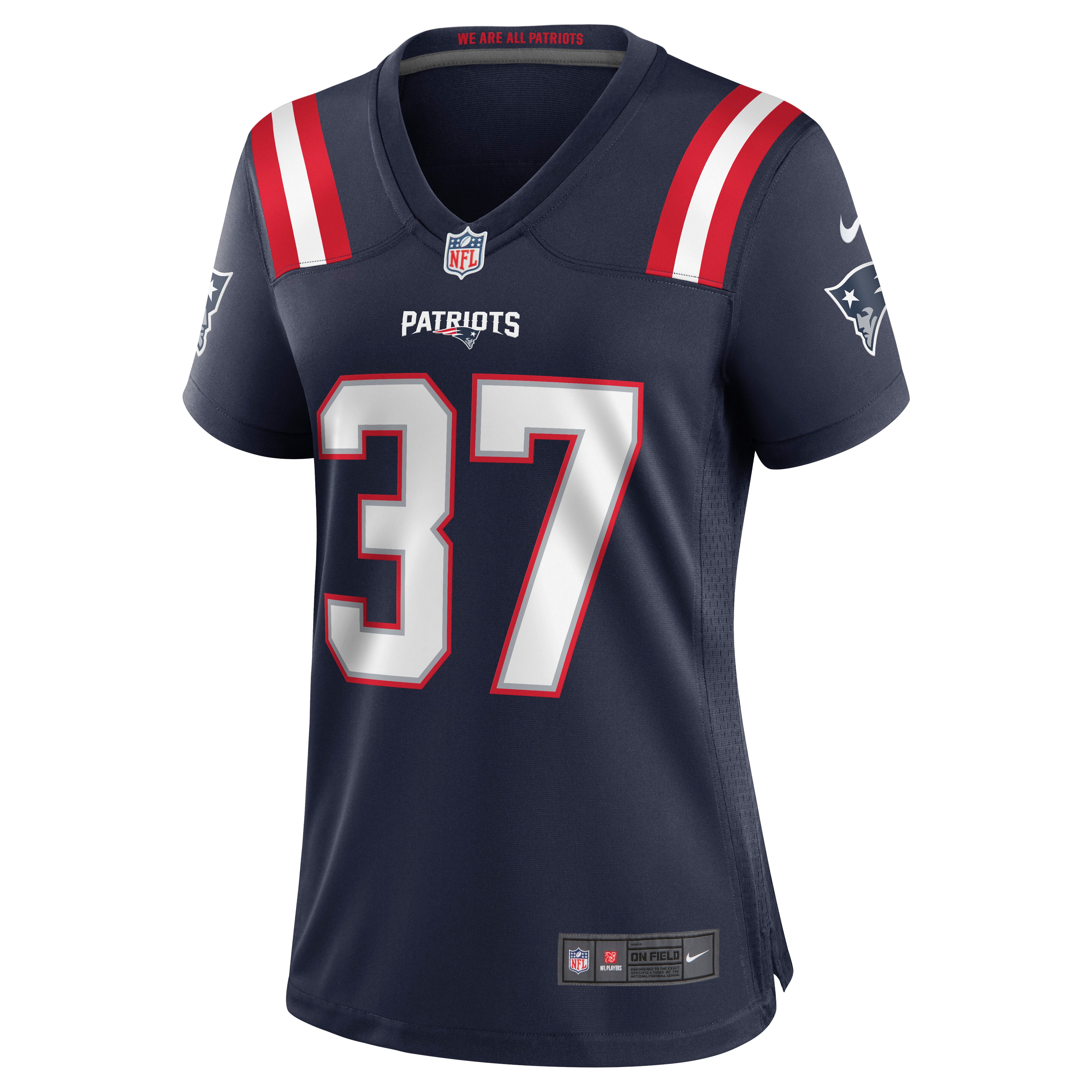 Damien Harris New England Patriots  Women's Game Jersey - Navy