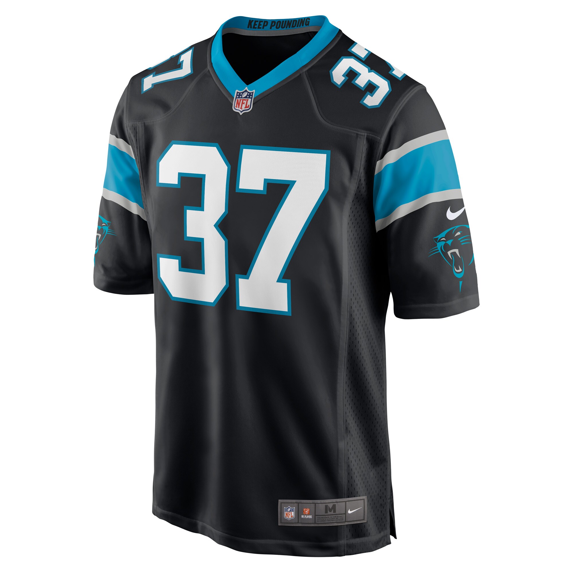 John Lovett Carolina Panthers  Game Player Jersey - Black