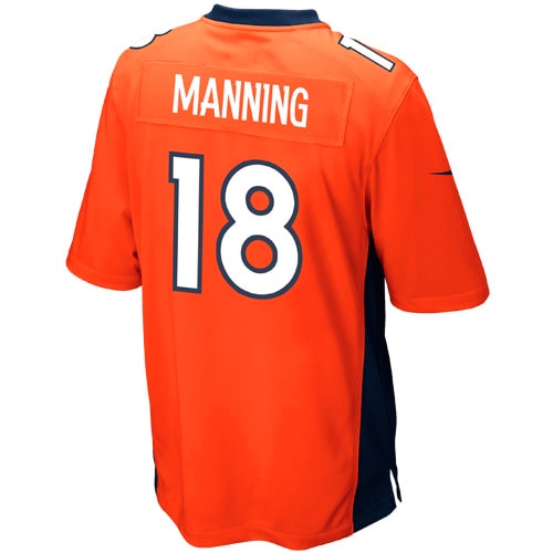 Peyton Manning Denver Broncos Youth Team Color Game Jersey - Orange