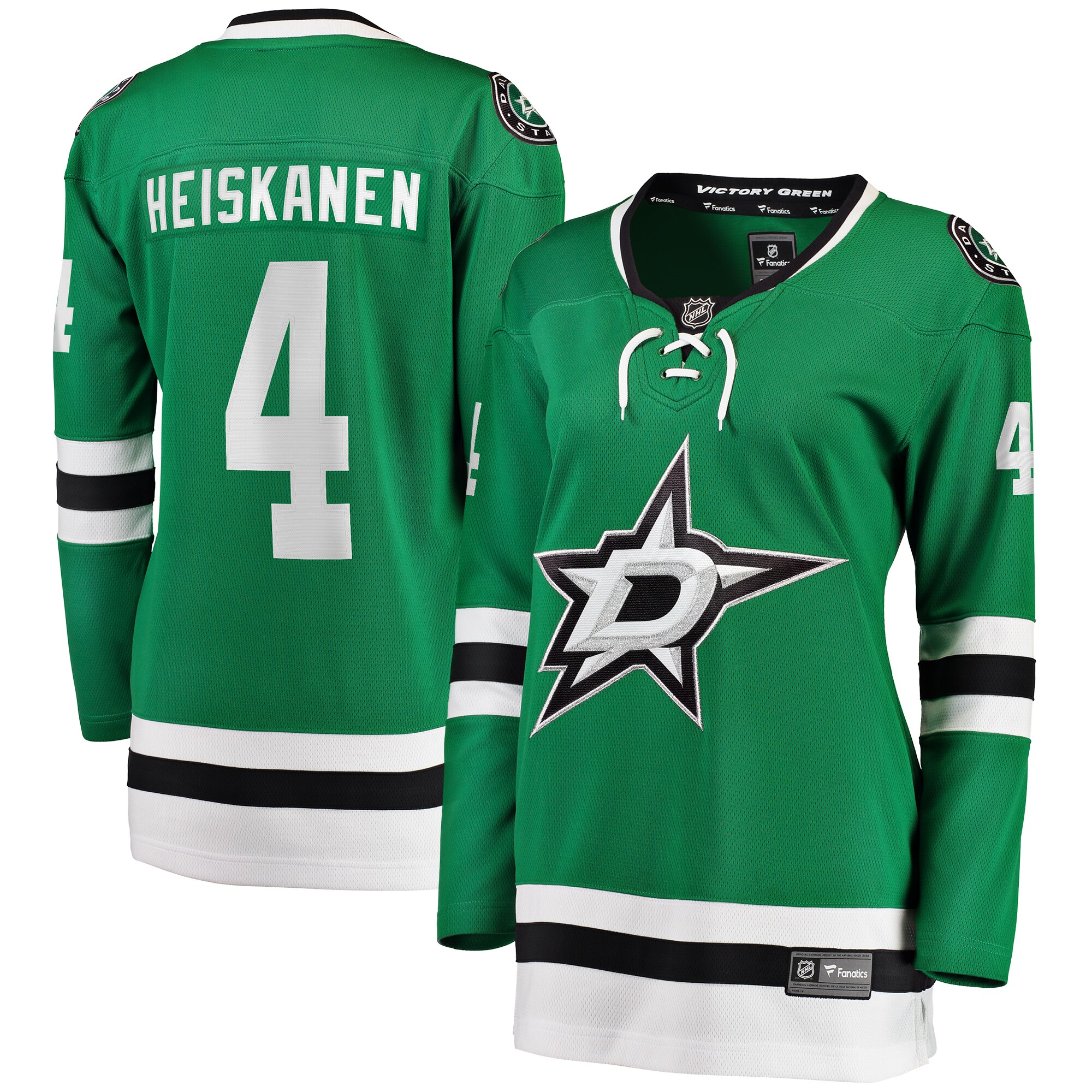 Miro Heiskanen Dallas Stars Women's Home Breakaway Player Jersey - Kelly Green