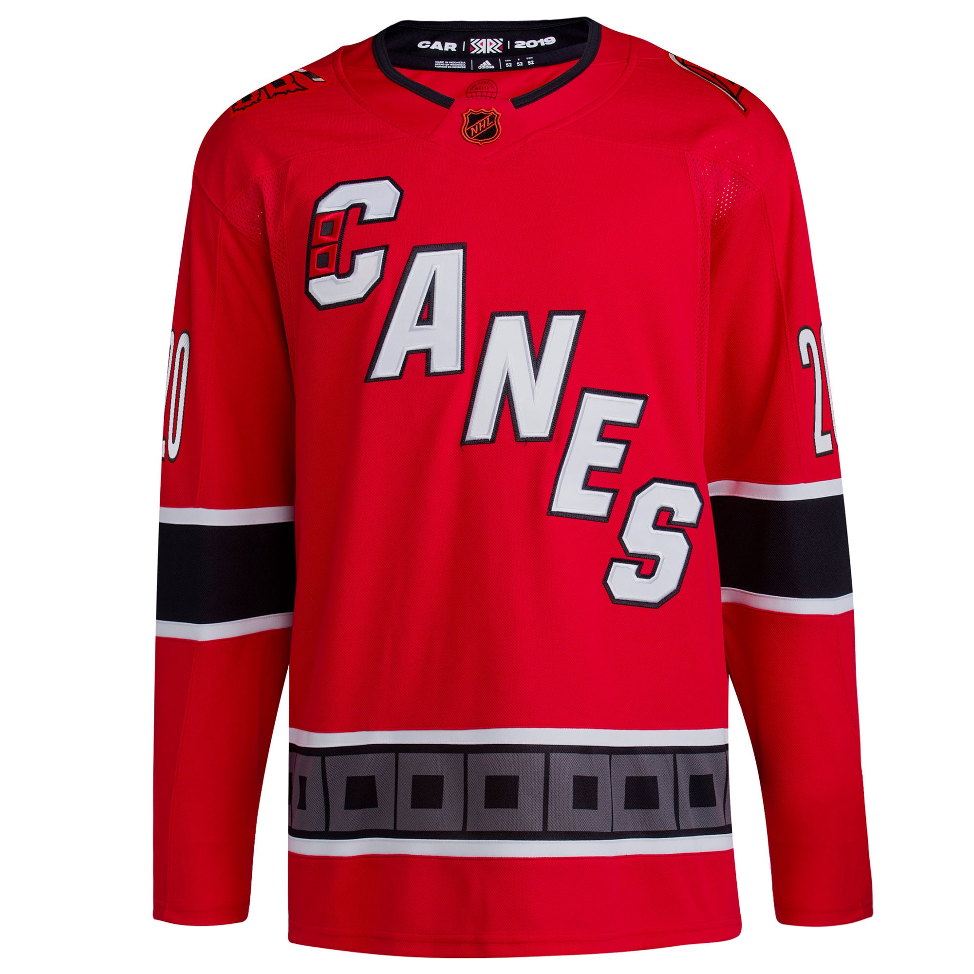 Sebastian Aho Carolina Hurricanes  Reverse Retro 2.0 Authentic Player Jersey - Red