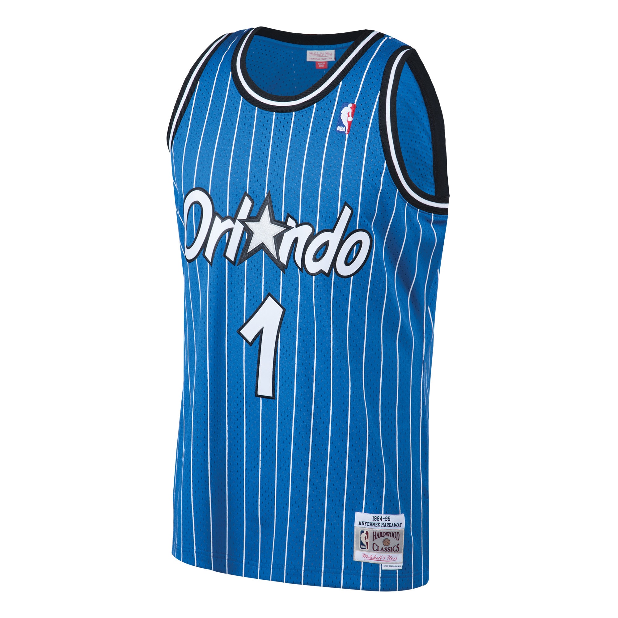Penny Hardaway Orlando Magic Mitchell & Ness 1994-95 Hardwood Classics Swingman Jersey - Blue
