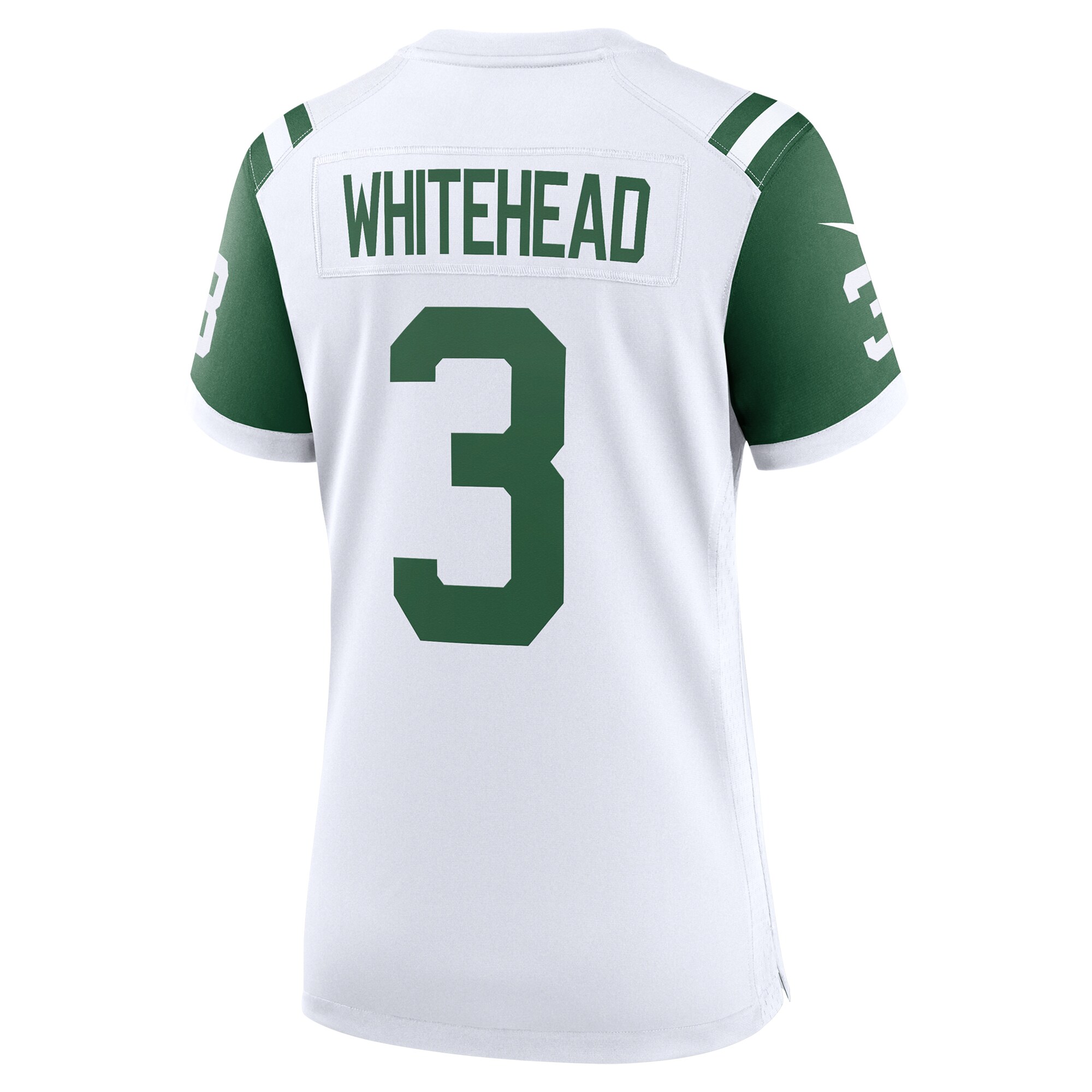 Whitehead New York Jets Women's Classic Alternate Player Game Jersey - White