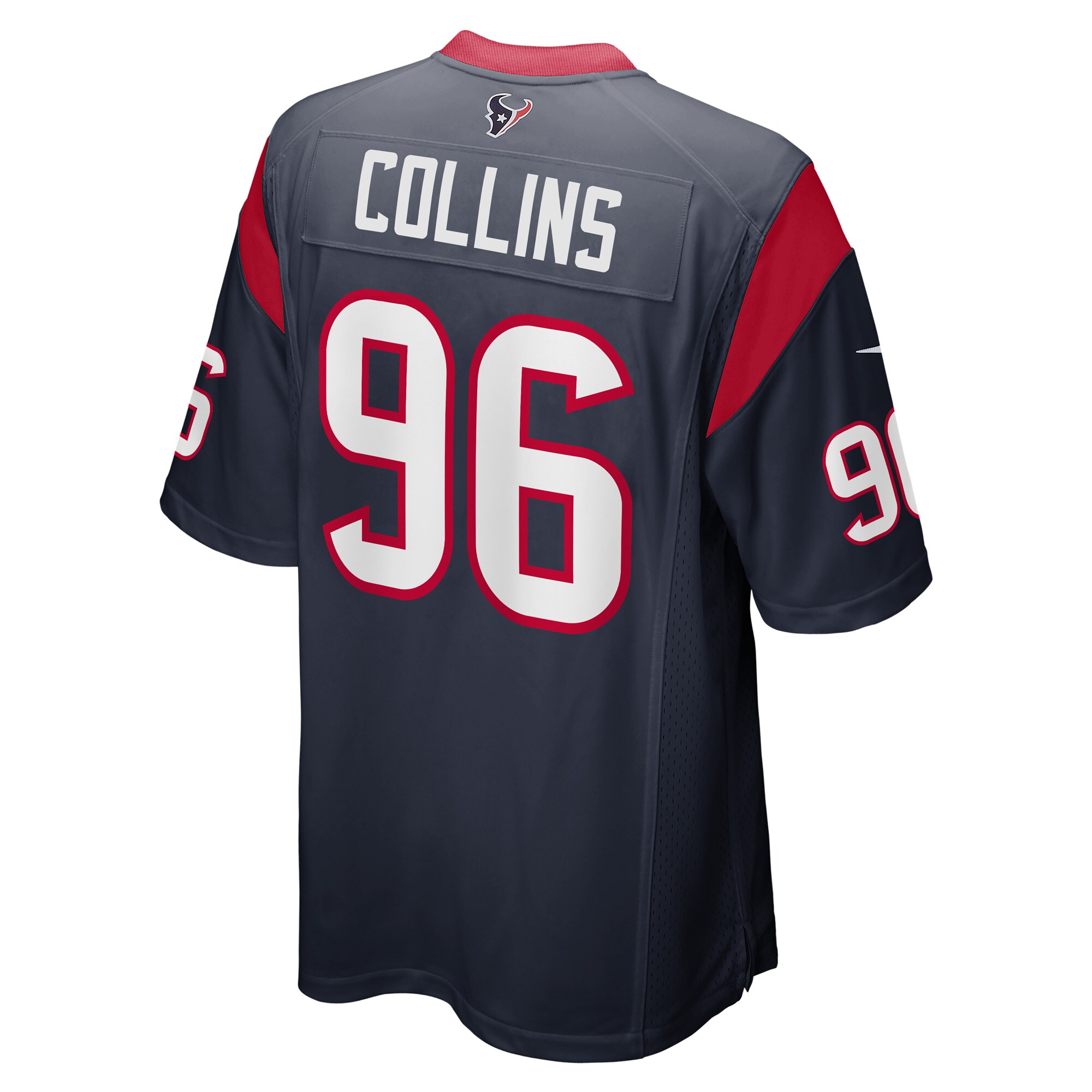 Maliek Collins Houston Texans  Game Player Jersey - Navy