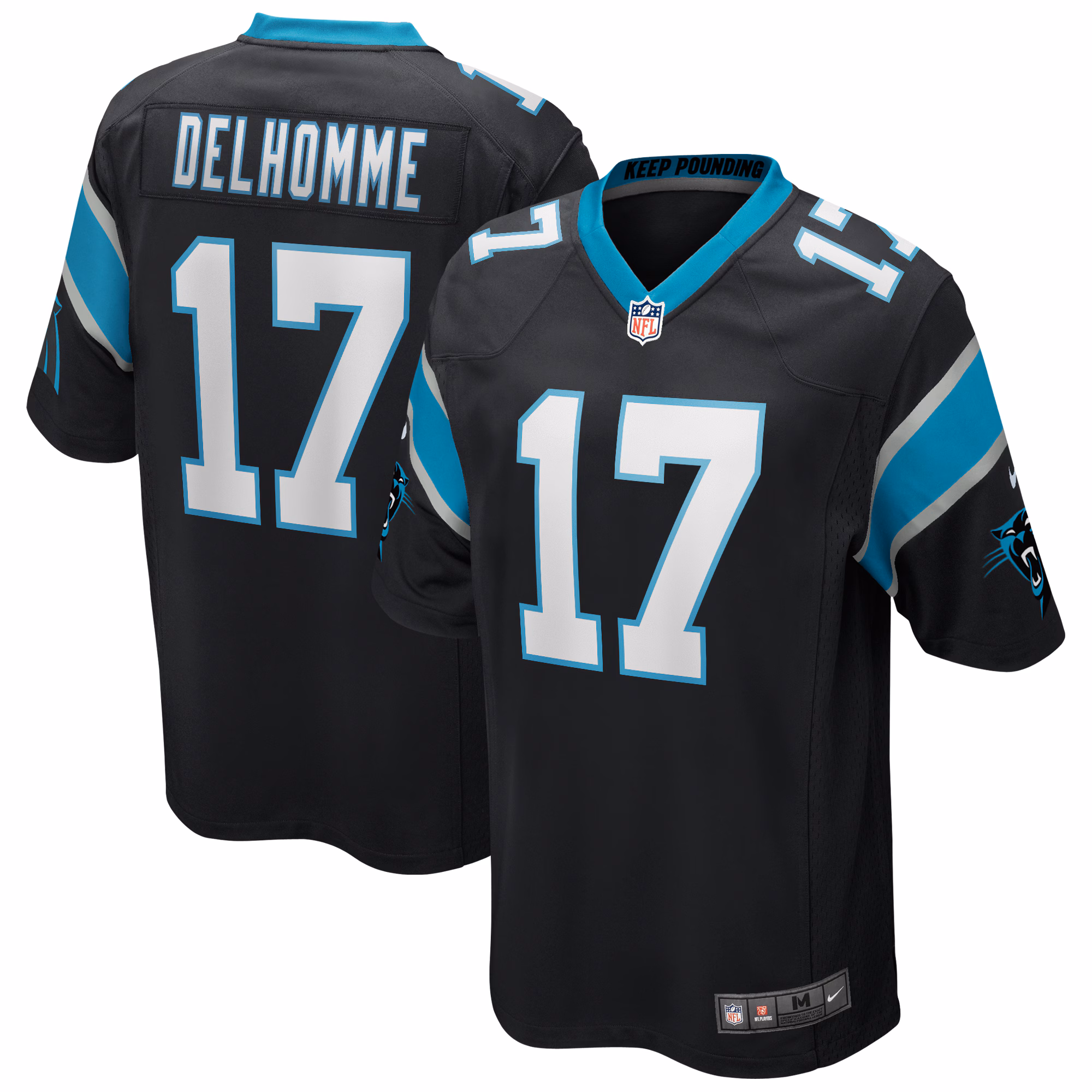 Jake Delhomme Carolina Panthers Game Retired Player Jersey - Black