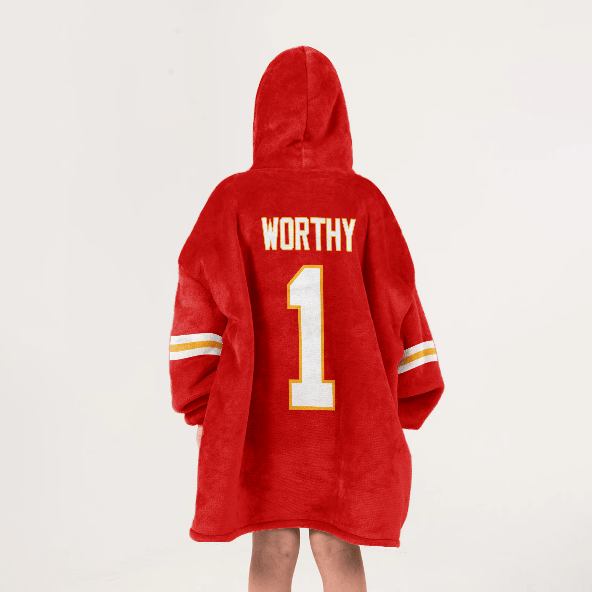 Kid X.W 1 Kansas City Football Unisex Blanket Hoodie