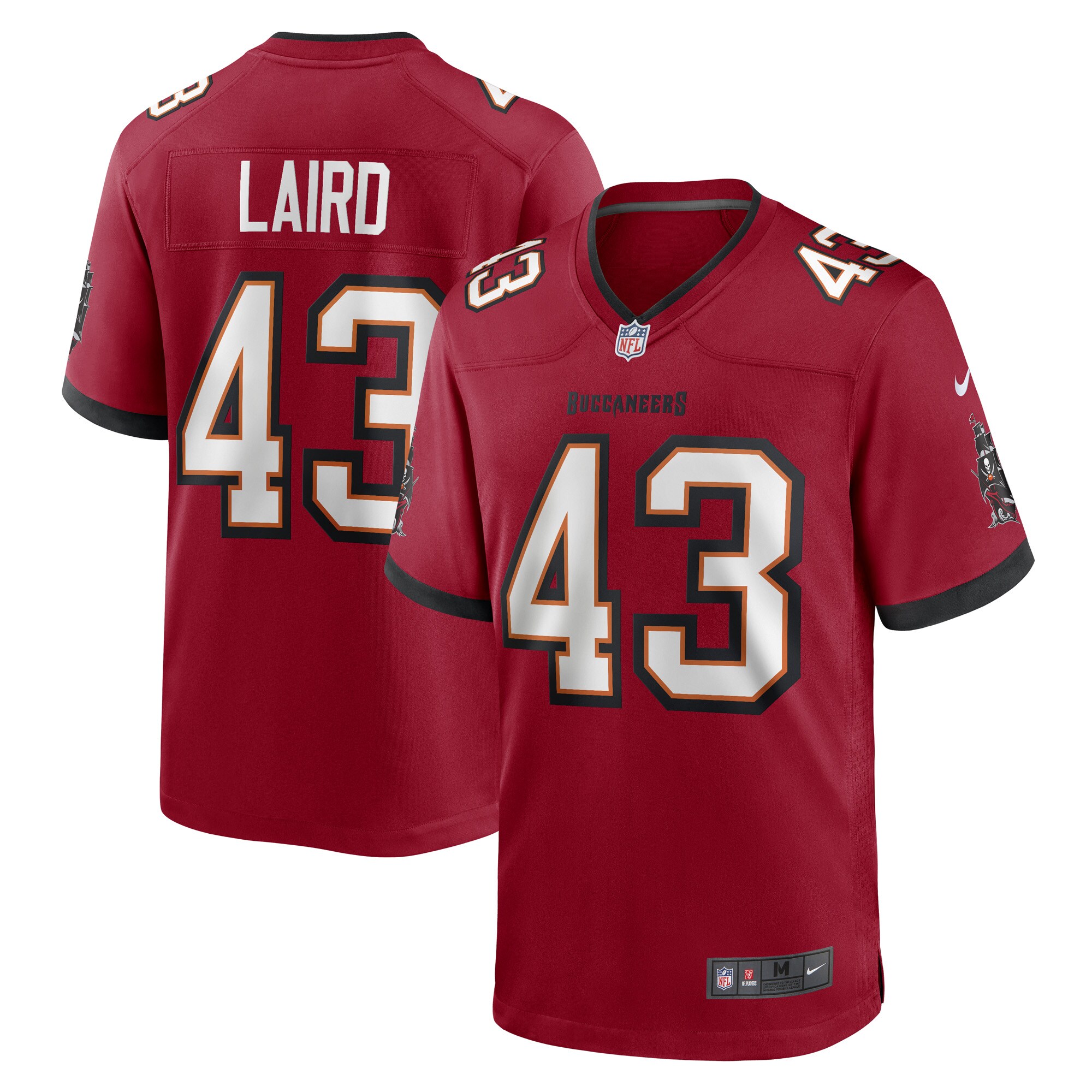 Patrick Laird Tampa Bay Buccaneers  Game Player Jersey - Red
