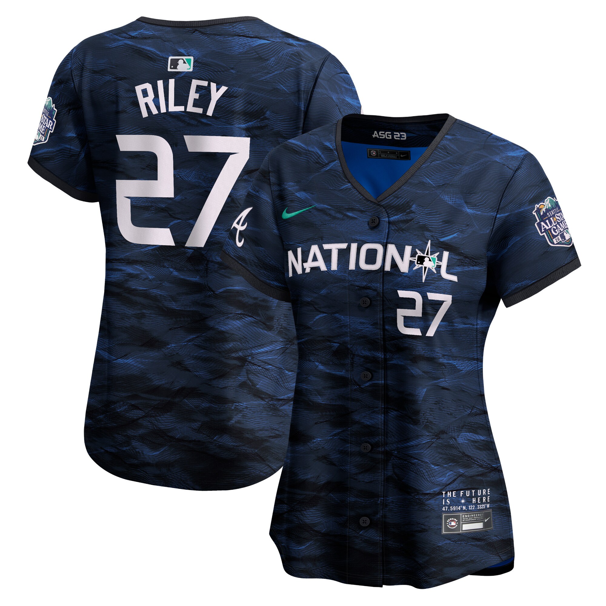Austin Riley National League  Women's 2023 MLB All-Star Game Limited Player Jersey - Royal