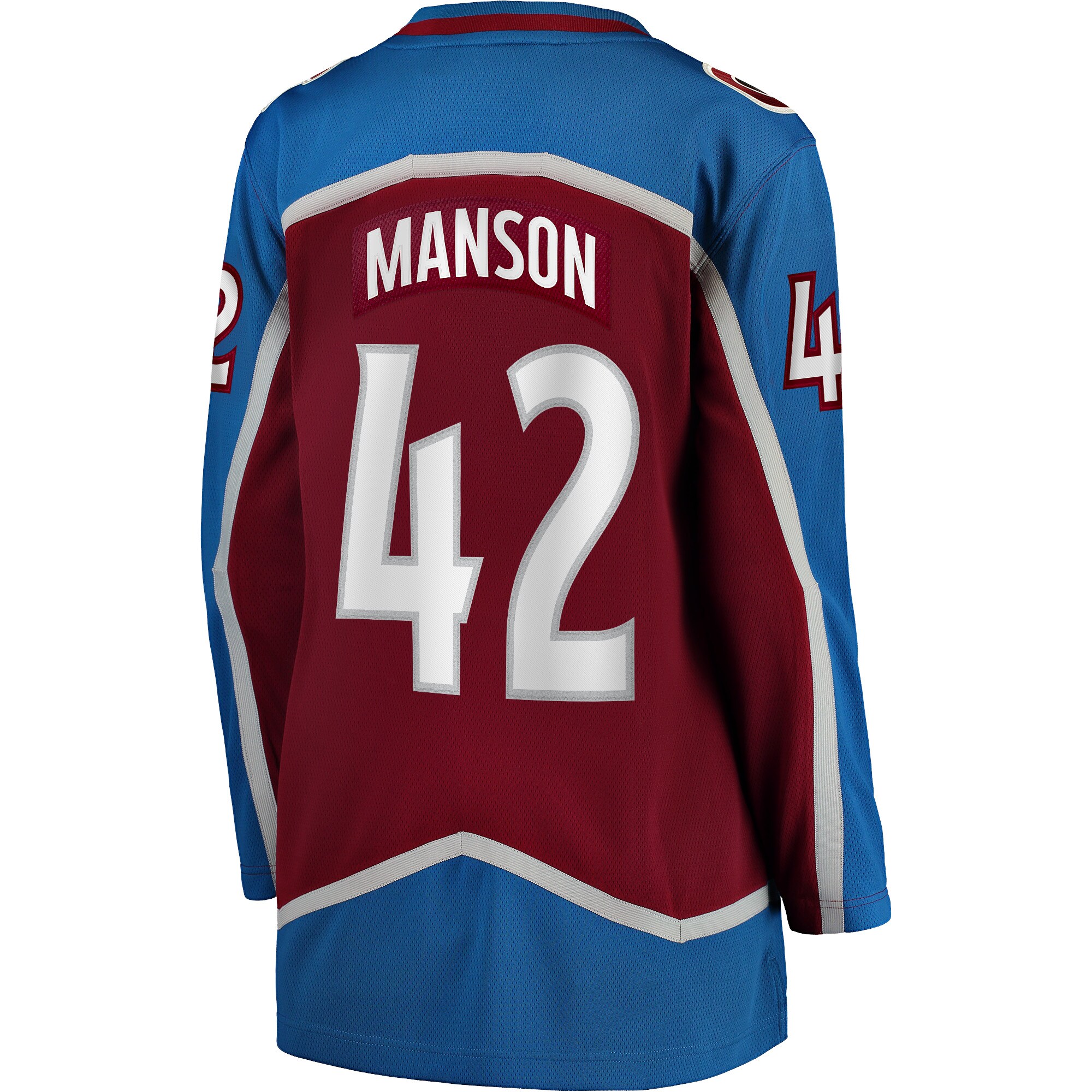 Josh Manson Colorado Avalanche Women's Home Breakaway Player Jersey - Burgundy