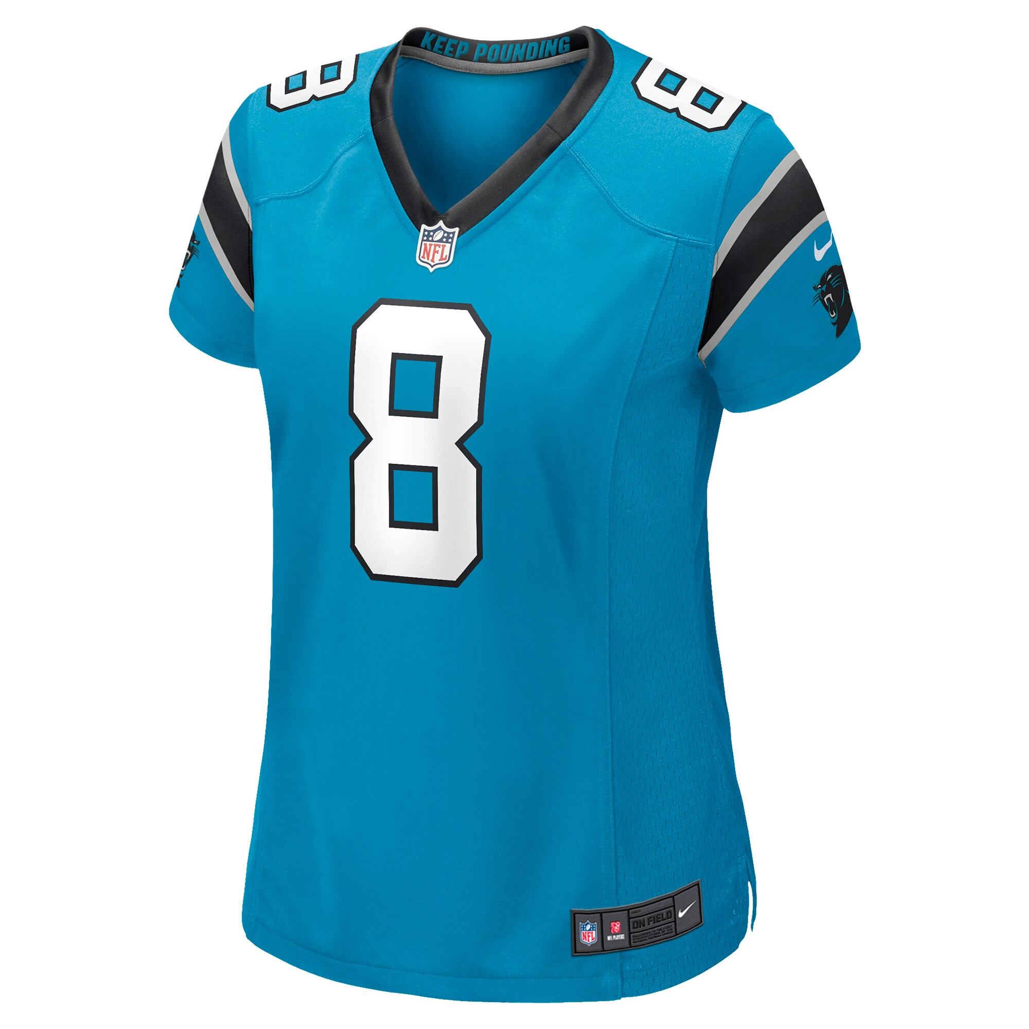 Jaycee Horn Carolina Panthers  Women's Game Player Jersey - Blue