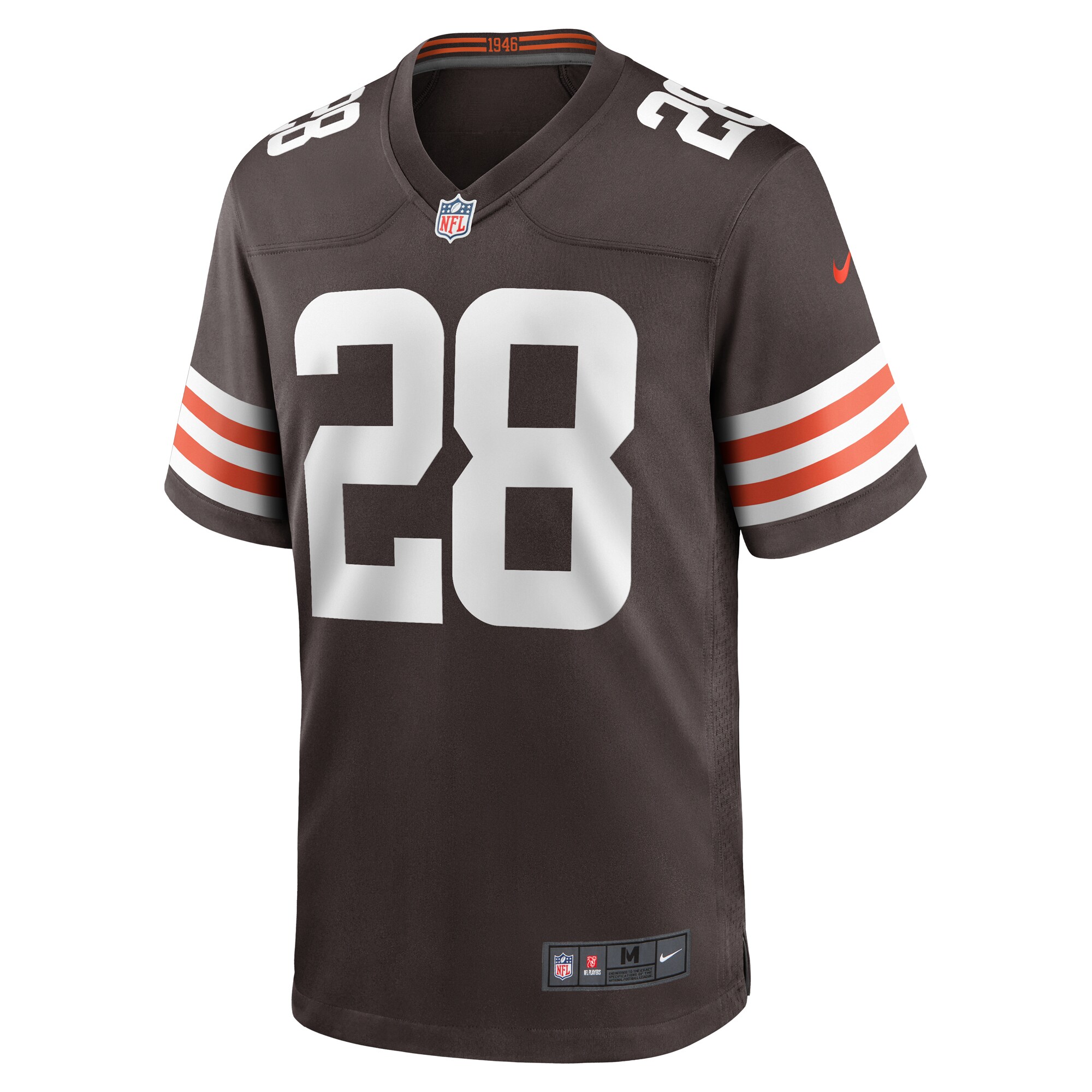 Mike Ford Cleveland Browns Team Game Jersey -  Brown