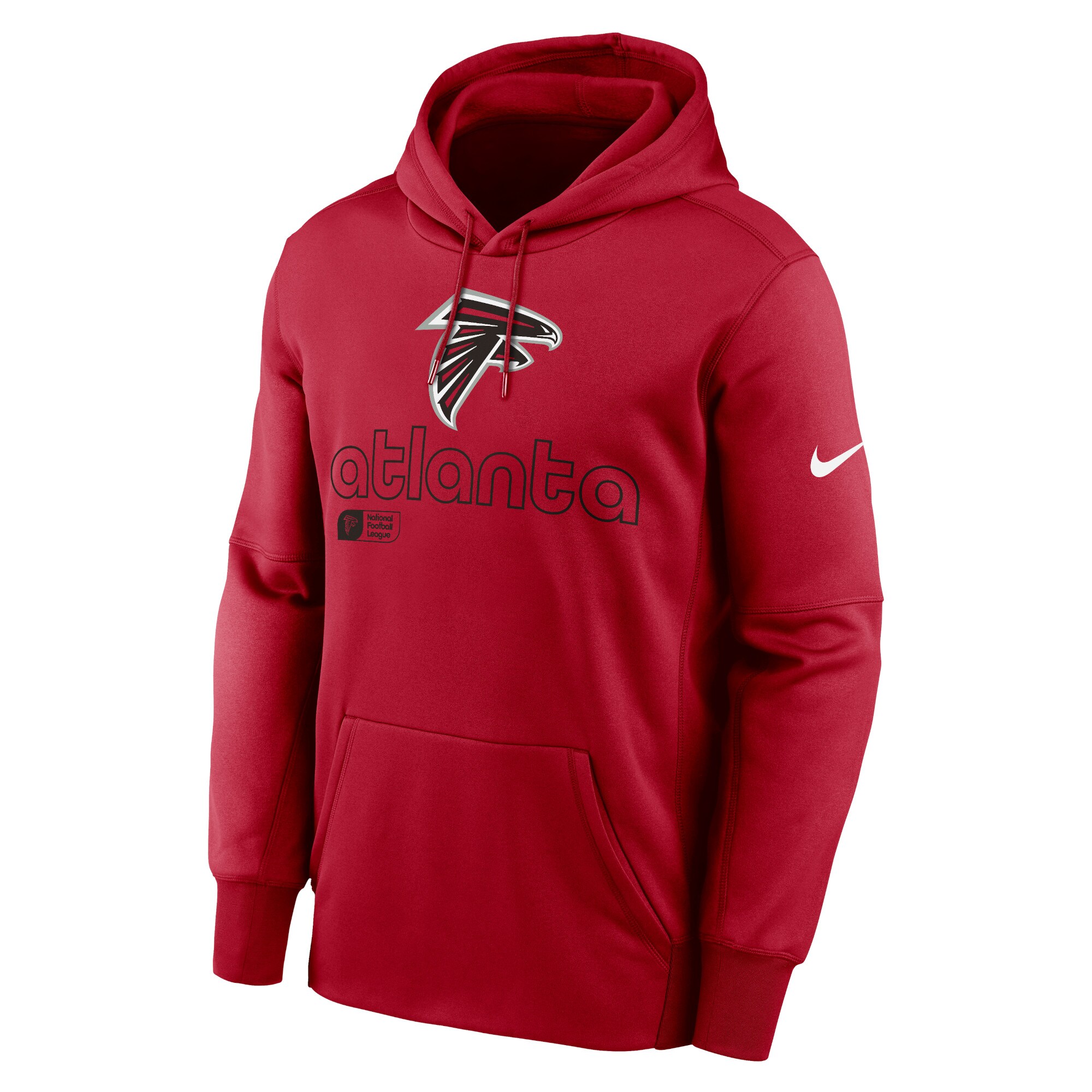 Atlanta Falcons Performance Pullover Hoodie - Red