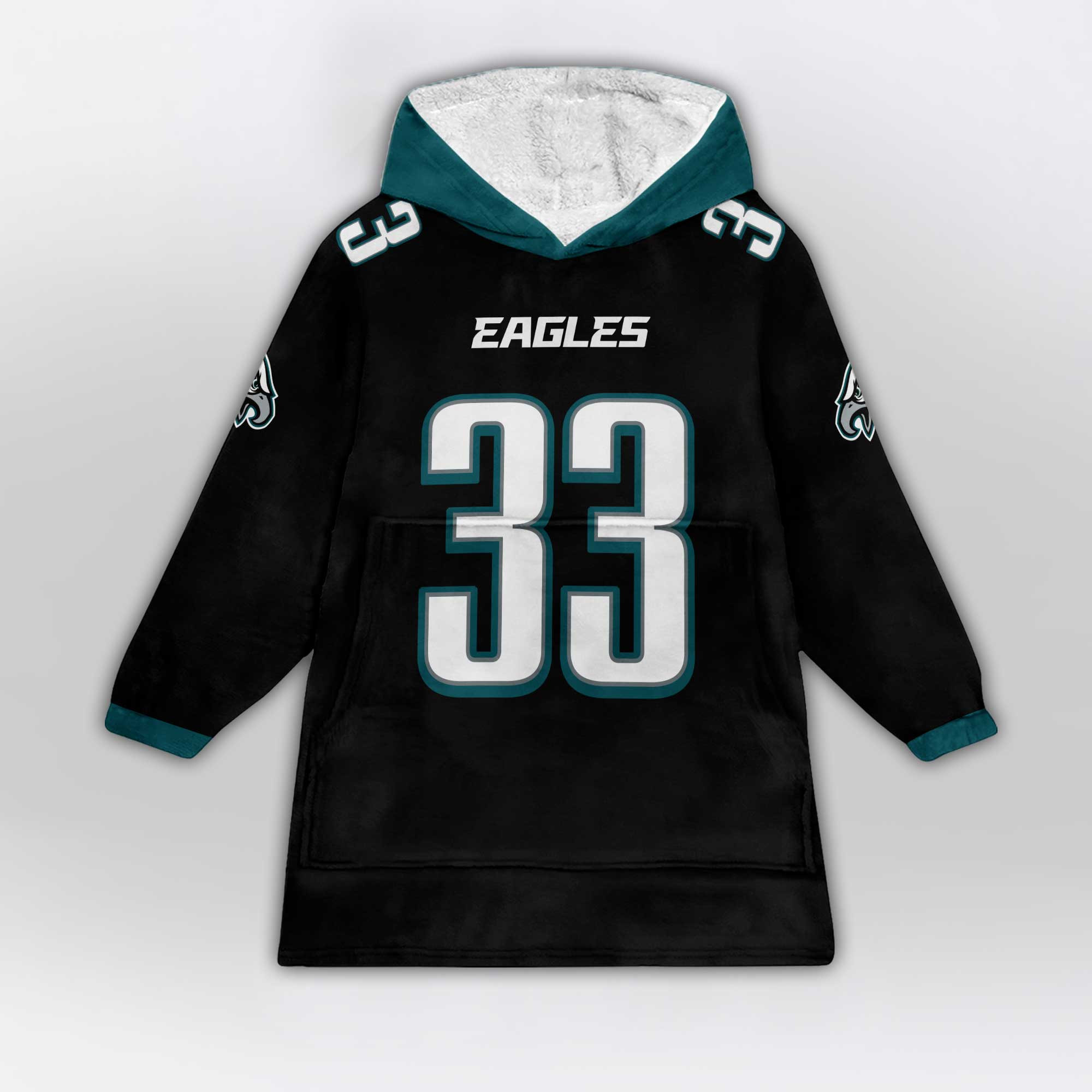 Adult C.D 33 Philadelphia Football Unisex Blanket Hoodie