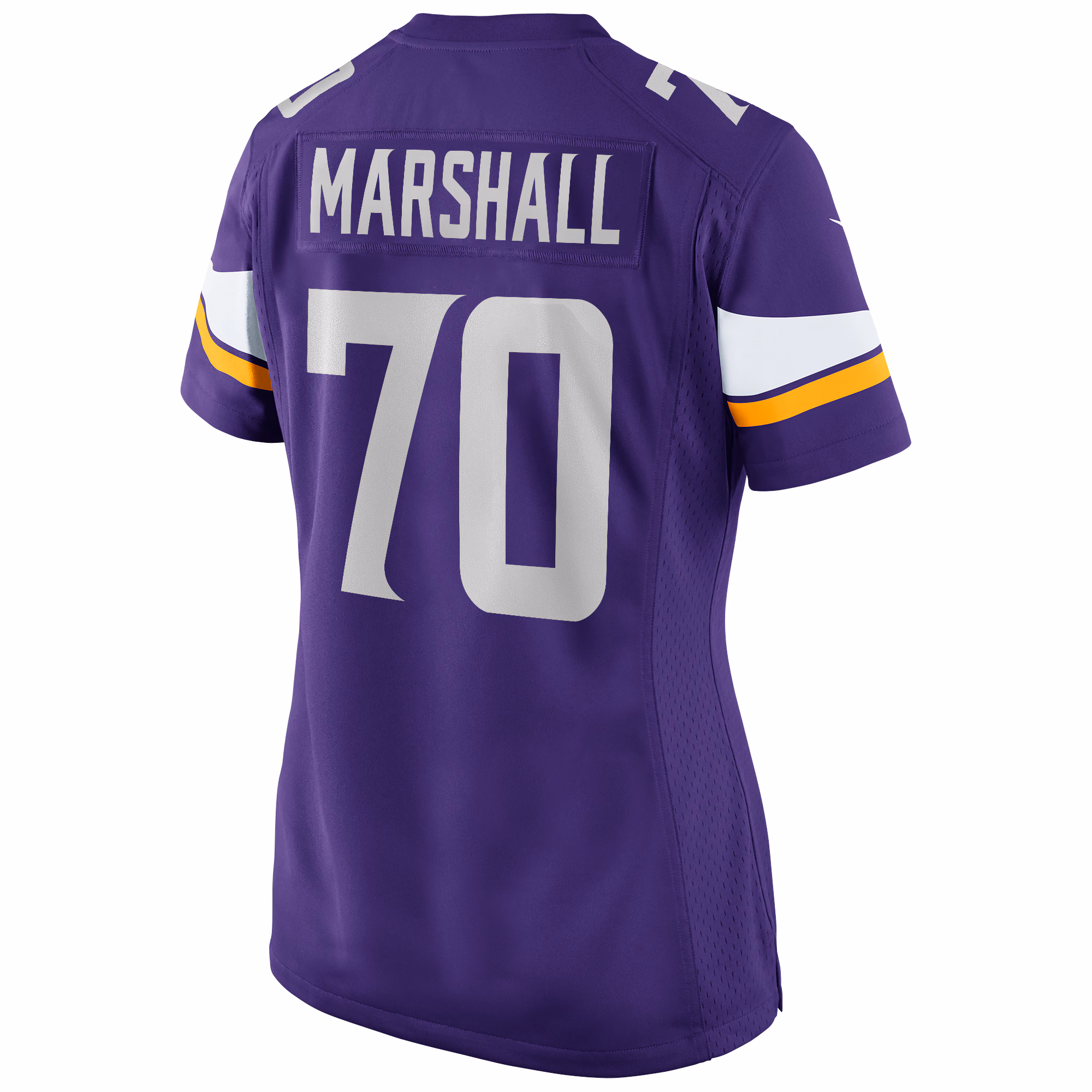 Jim Marshall Minnesota Vikings Women's Game Retired Player Jersey - Purple