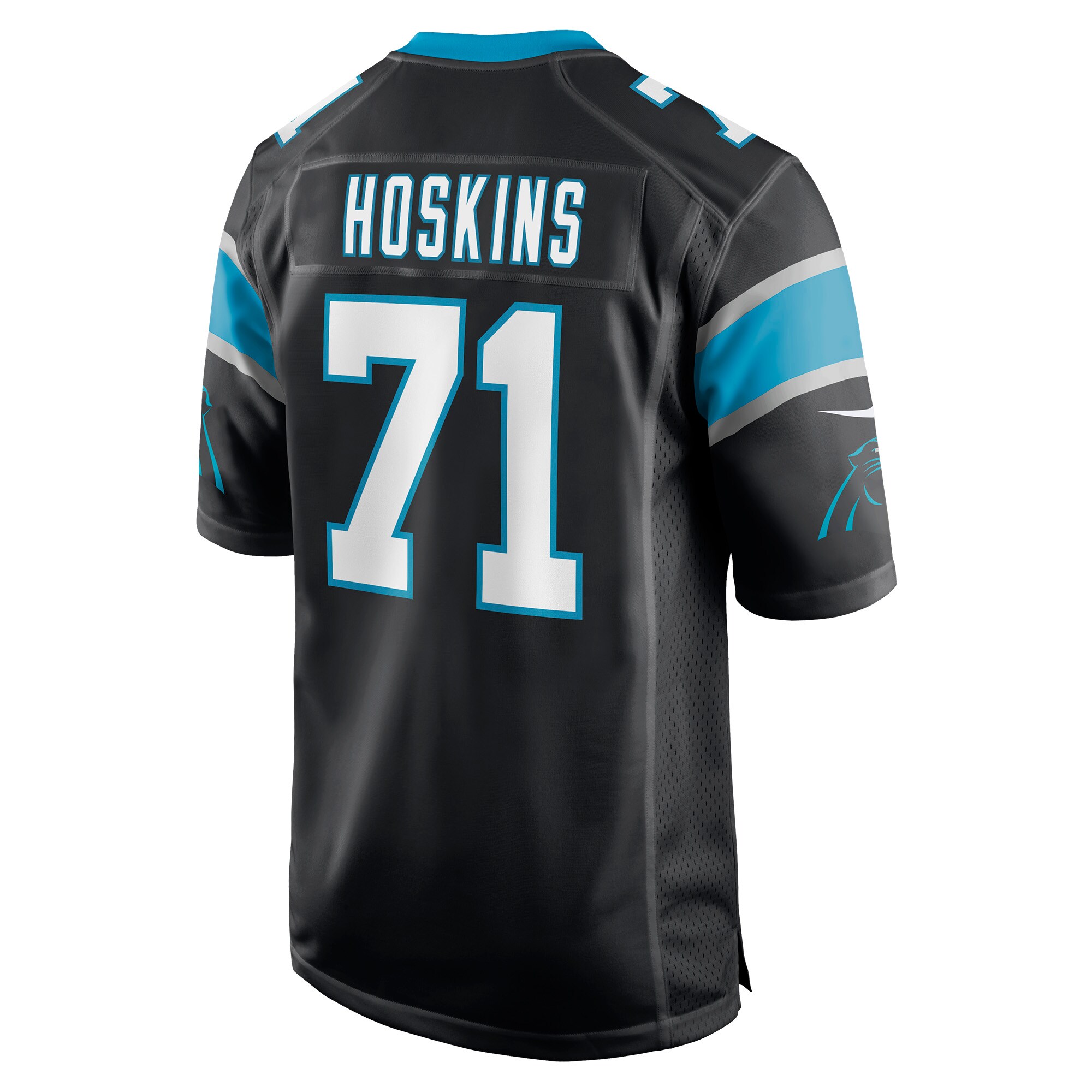 Phil Hoskins Carolina Panthers  Game Jersey - Black