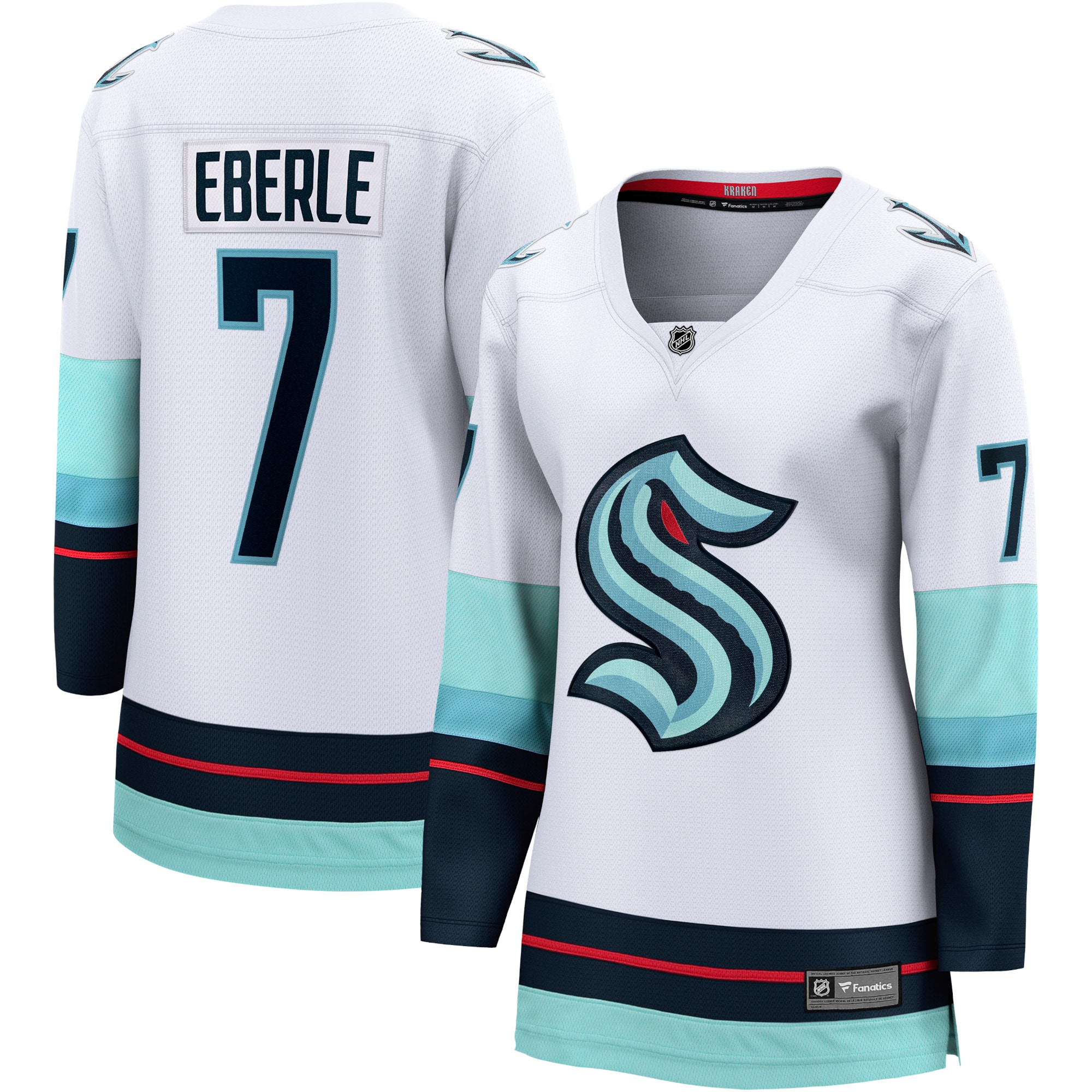 Eberle Seattle Kraken Women's Away Premier Breakaway Player Jersey - White