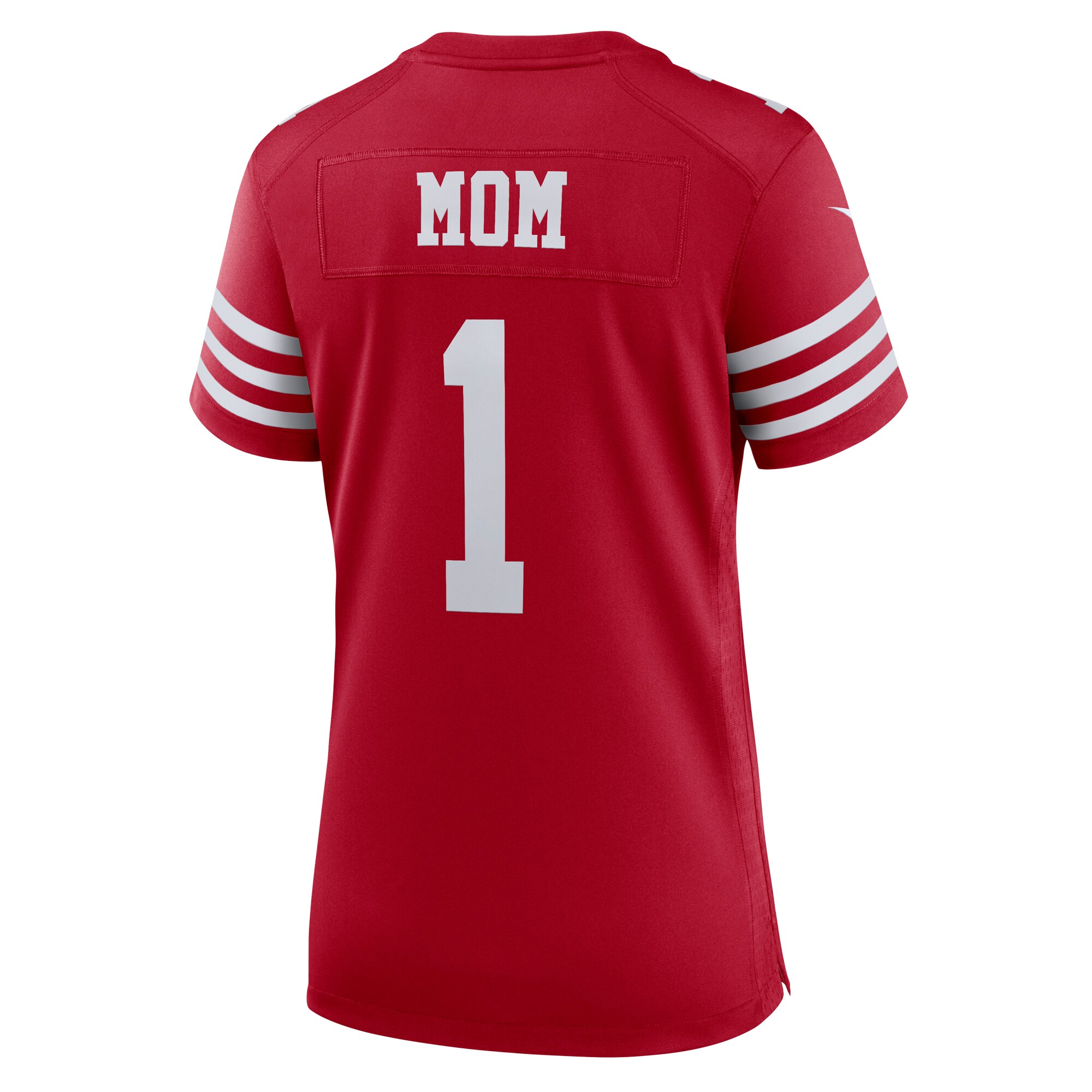 Number 1 Mom San Francisco 49ers  Women's Game Jersey - Scarlet