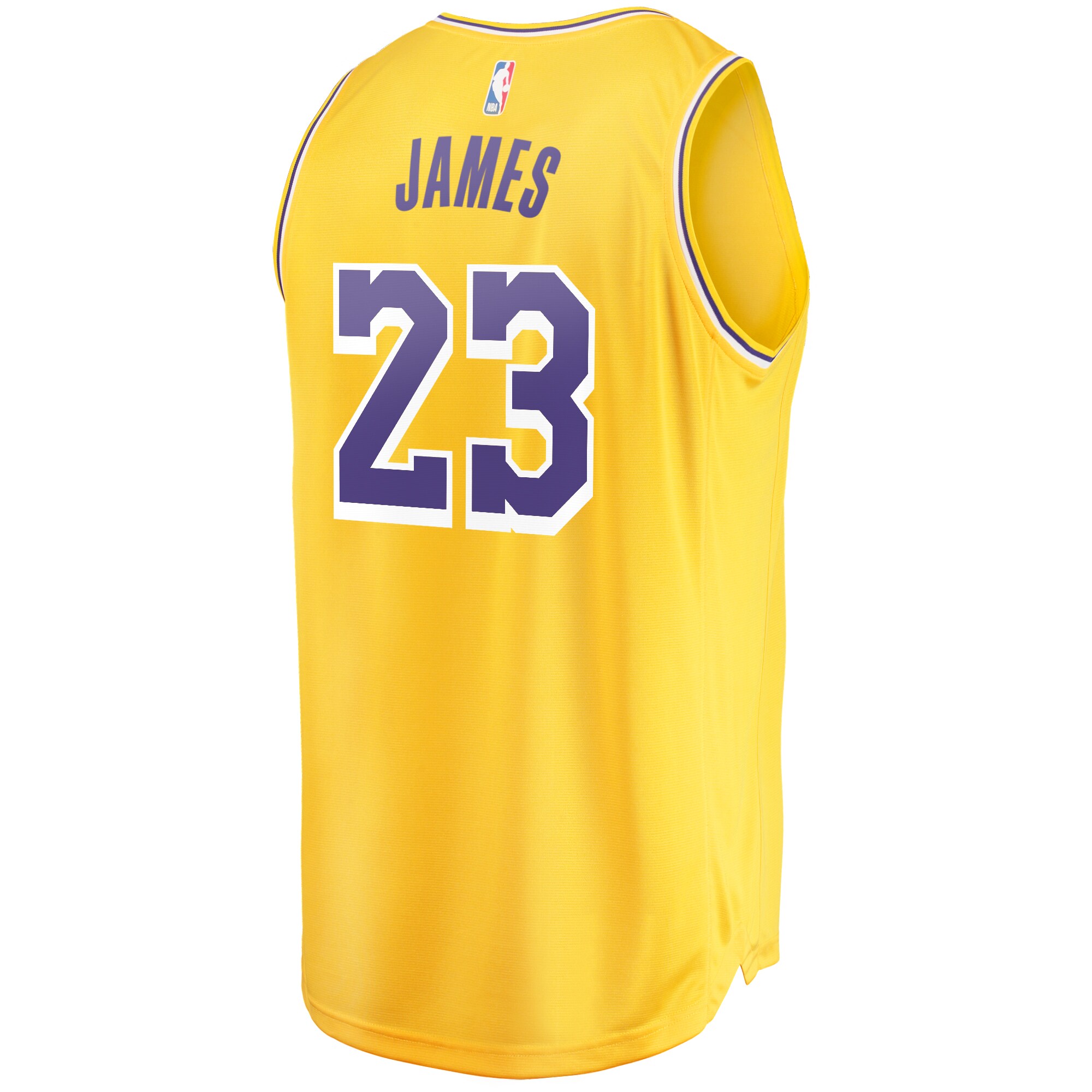 LeBron James Los Angeles Lakers  Fast Break Replica Player Jersey Gold - Icon Edition