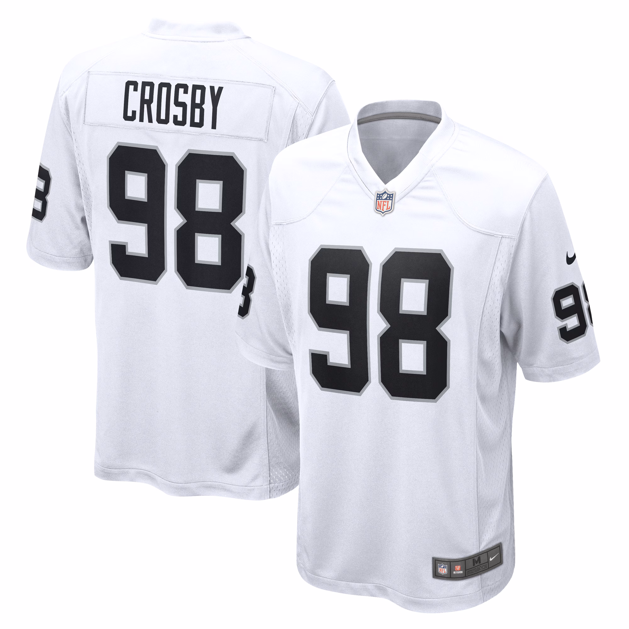 Maxx Crosby Las Vegas Raiders  Game Jersey -  White