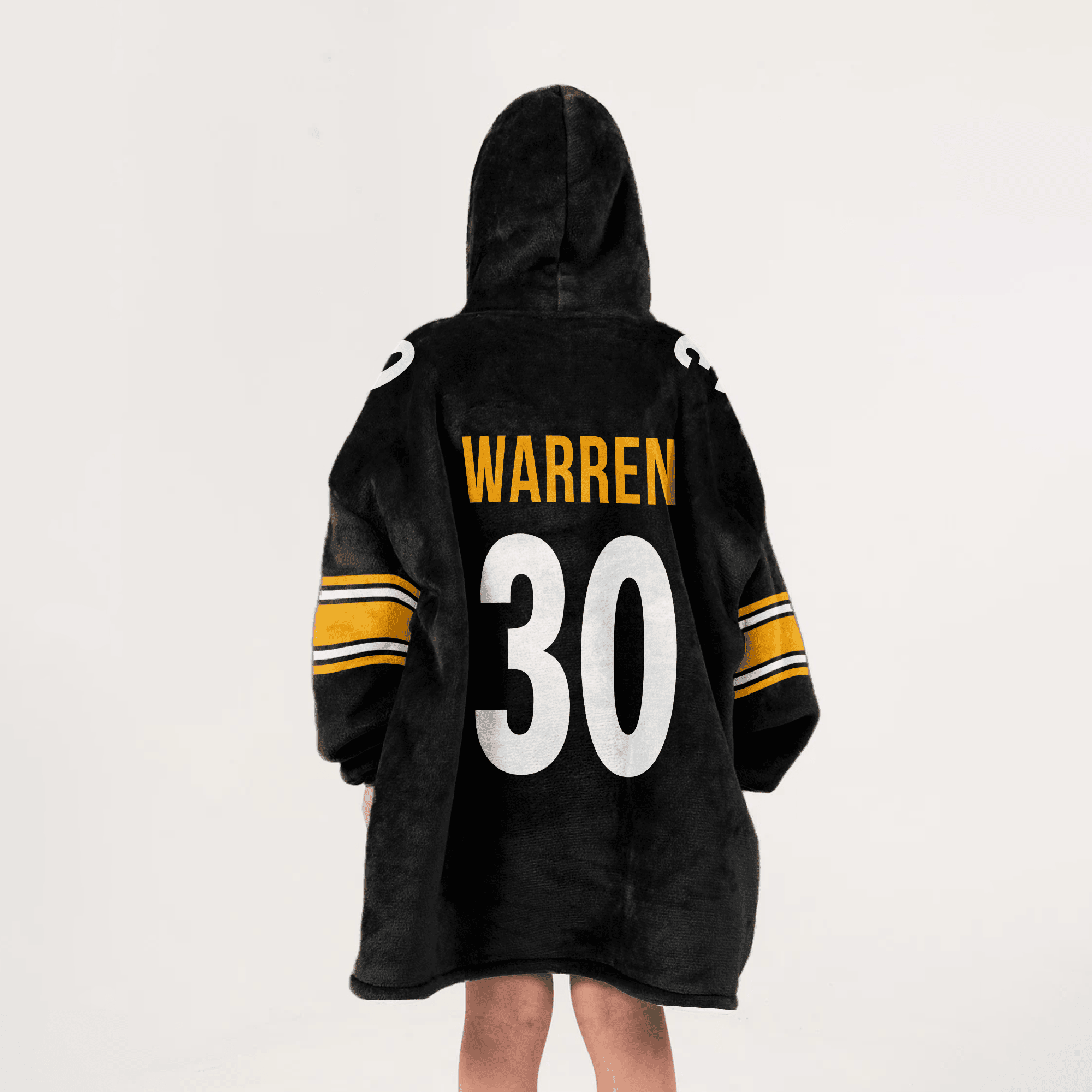 Kid 30 Pittsburgh Football Unisex Blanket Hoodie