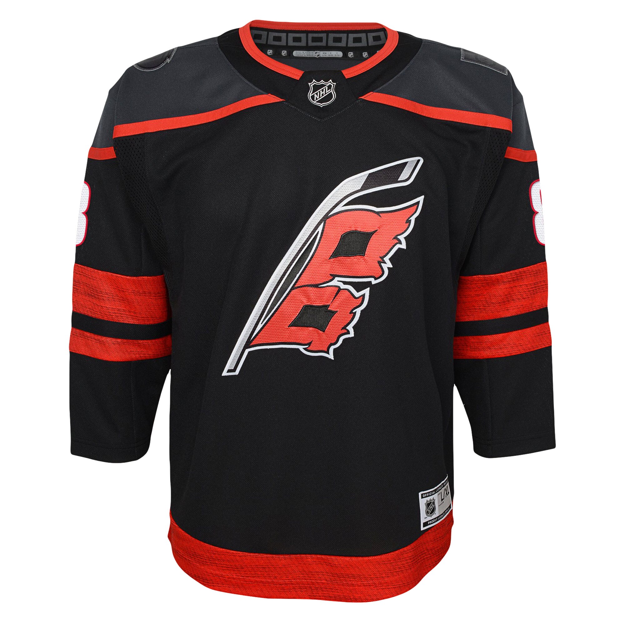 Brent Burns Carolina Hurricanes Youth 2022/23 Premier Player Jersey - Black
