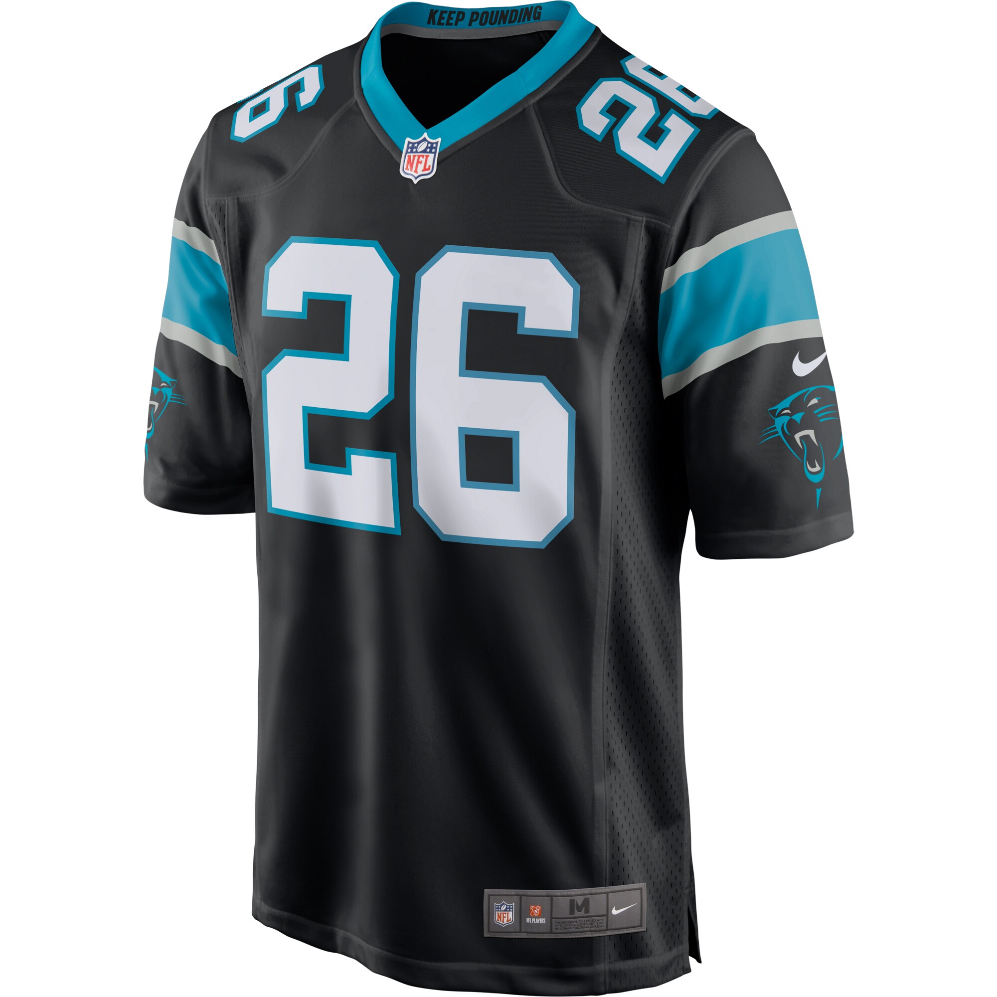 Donte Jackson Carolina Panthers Game Jersey - Black