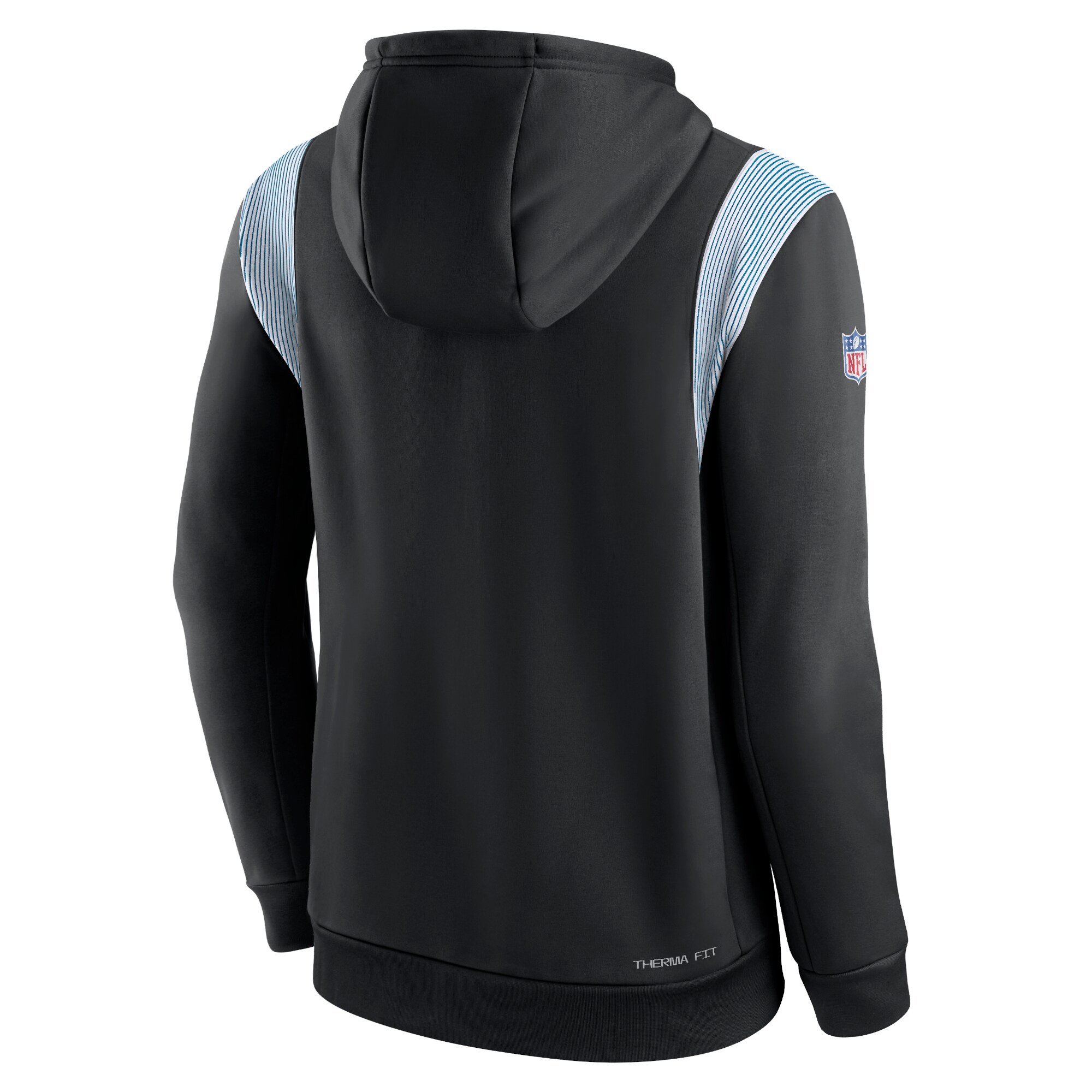 Carolina Panthers Sideline Athletic Stack Performance Pullover Hoodie - Black
