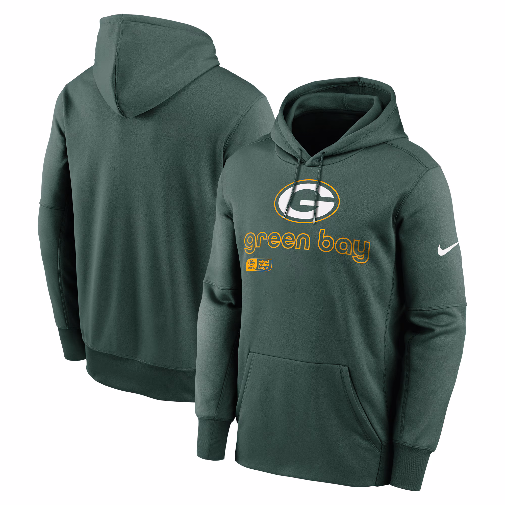 Green Bay Packers Performance Pullover Hoodie - Green