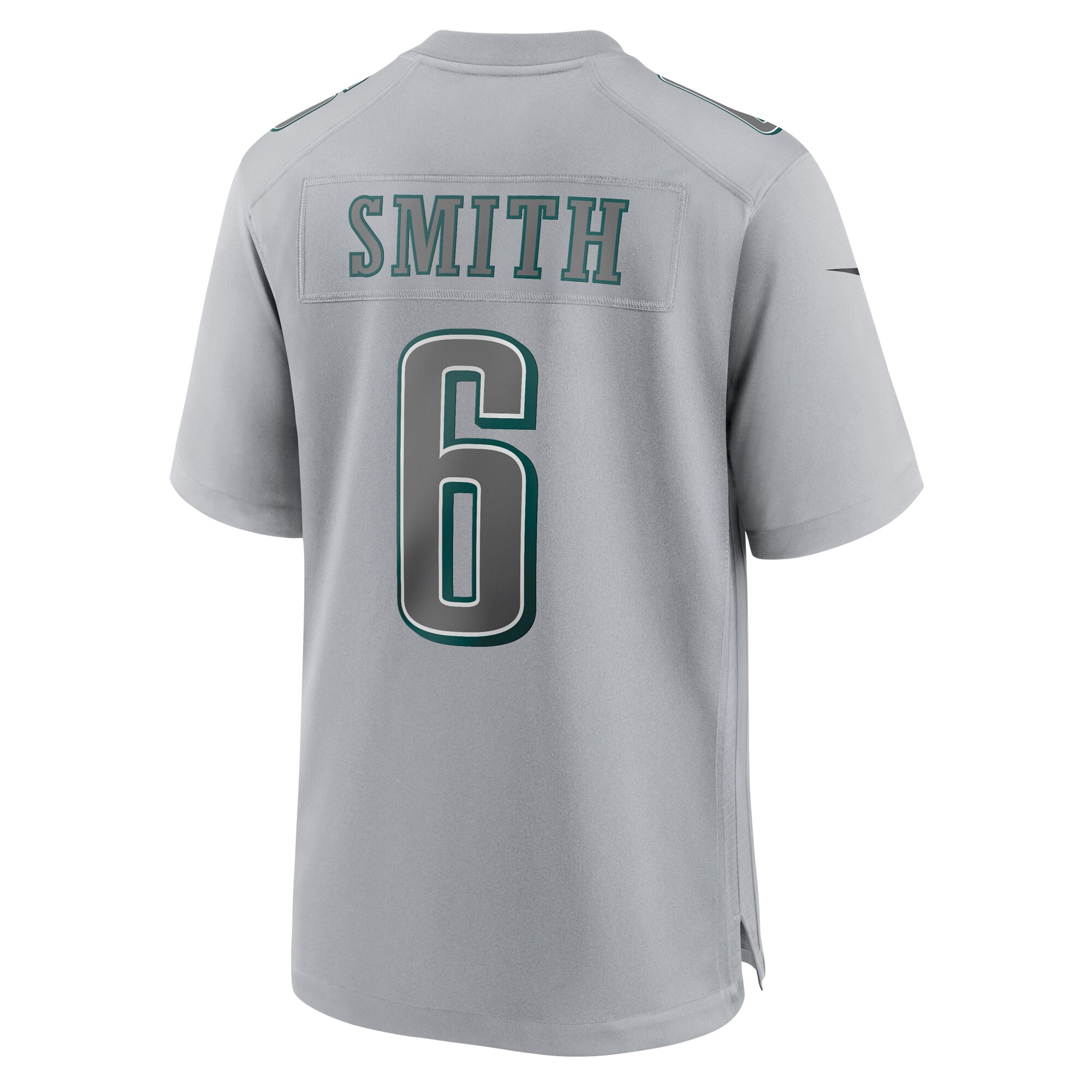 DeVonta Smith Philadelphia Eagles  Super Bowl LVII Patch Atmosphere Fashion Game Jersey - Gray