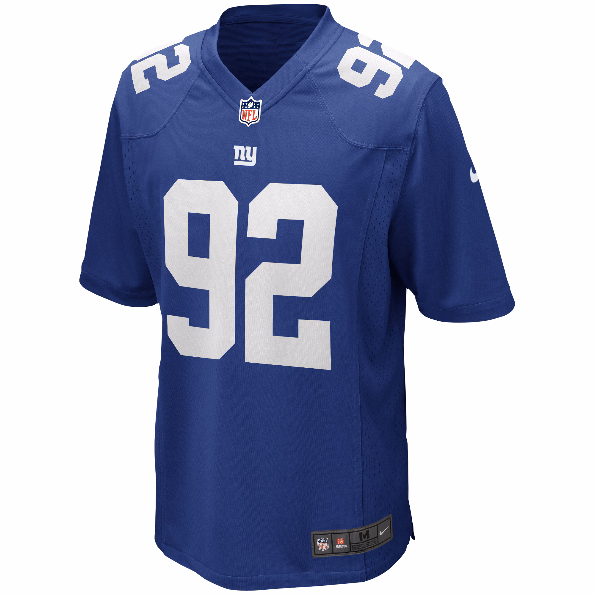 Michael Strahan New York Giants Game Retired Player Jersey - Royal