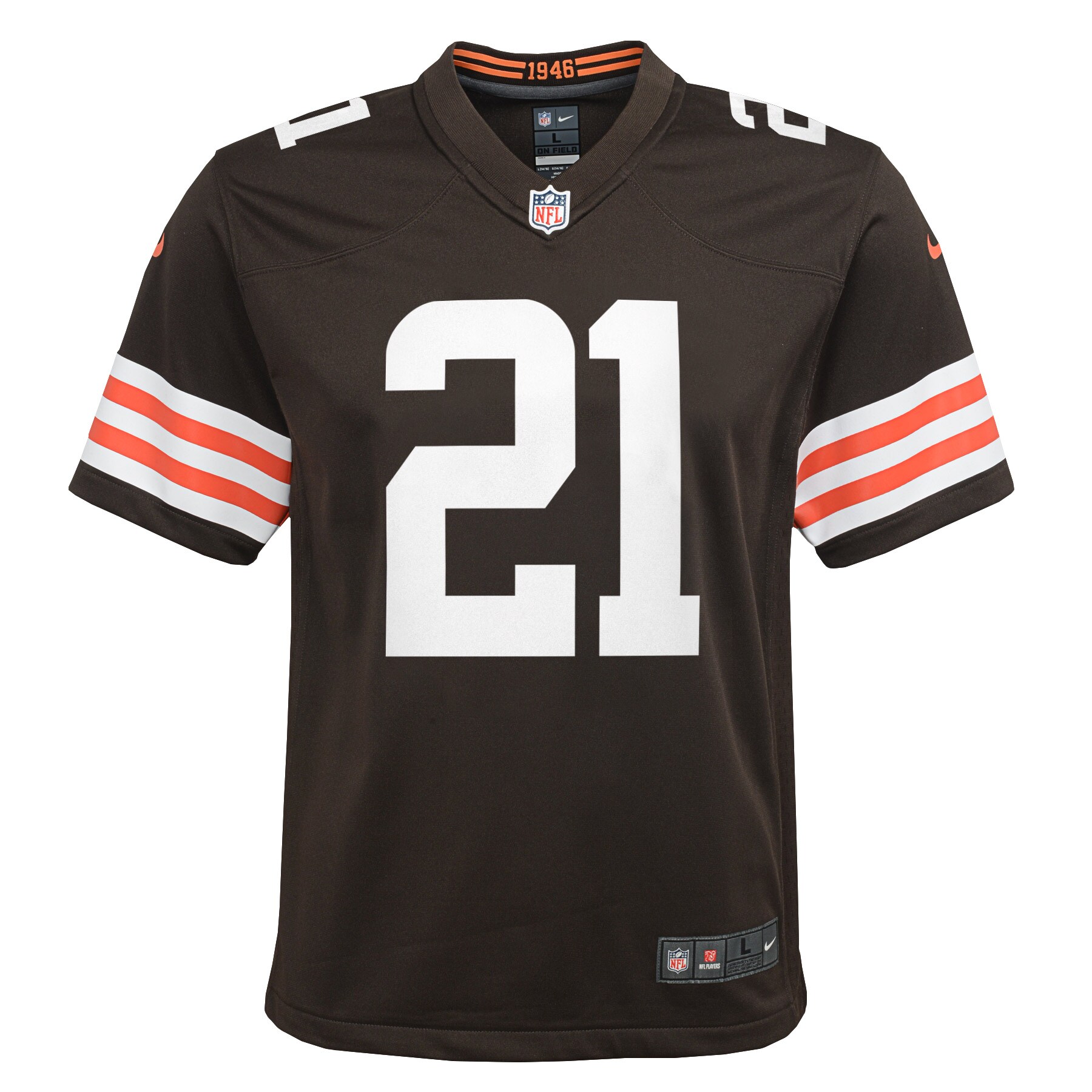 Denzel Ward Cleveland Browns Youth Game Jersey - Brown