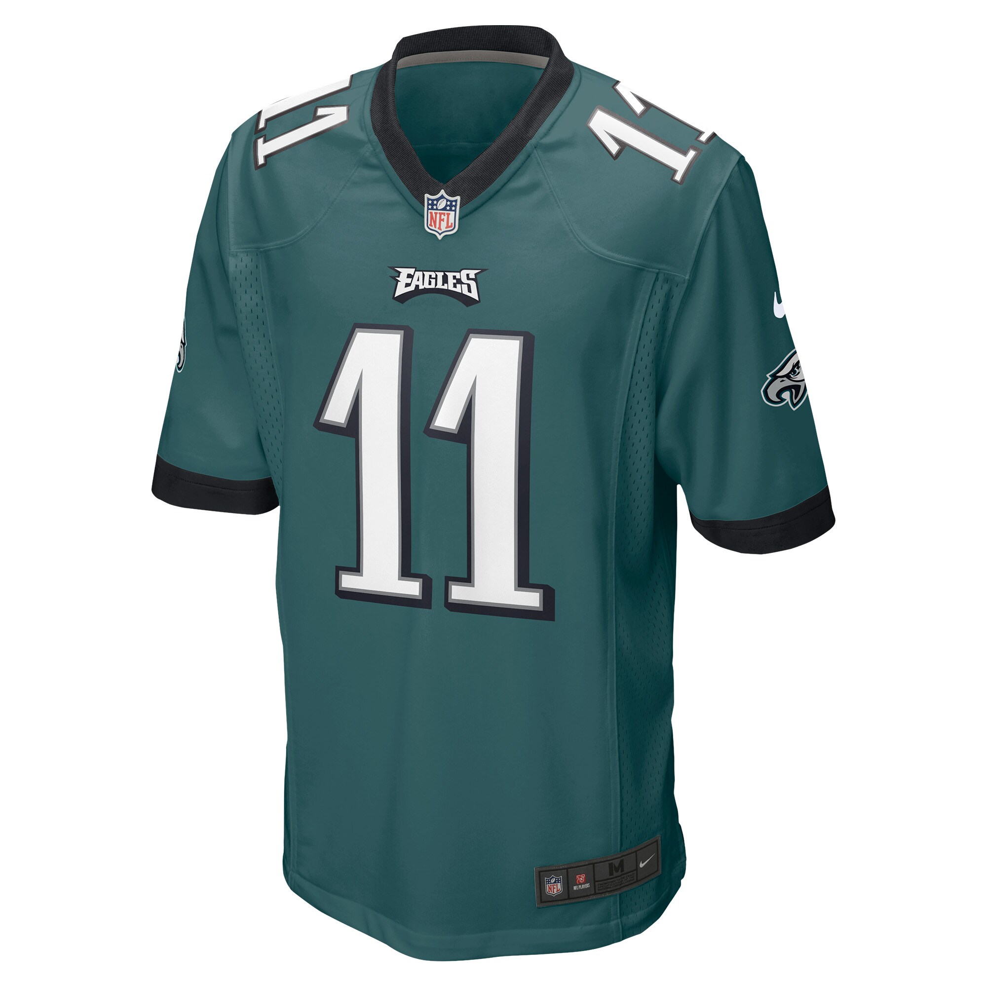 A.J. Brown Philadelphia Eagles #11 Player Game Jersey - Midnight Green