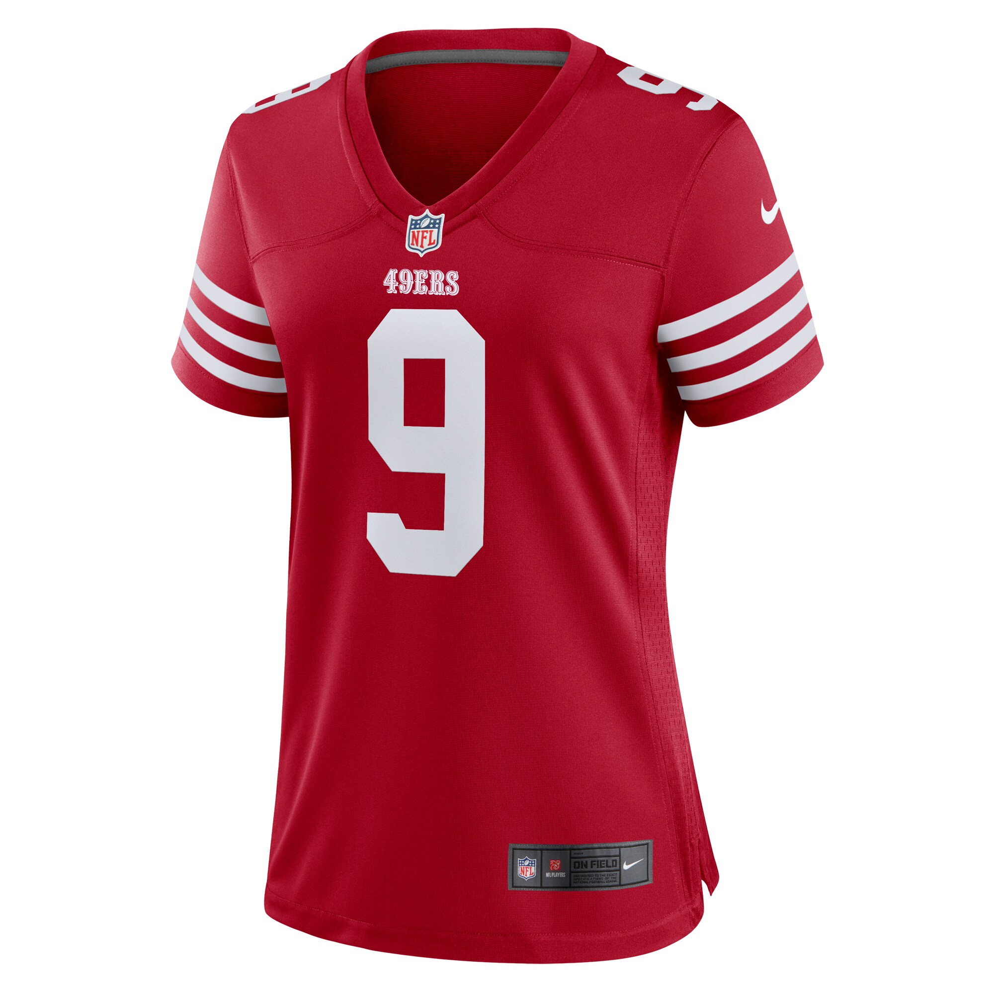 Brayden Willis San Francisco 49ers  Women's Team Game Jersey - Scarlet