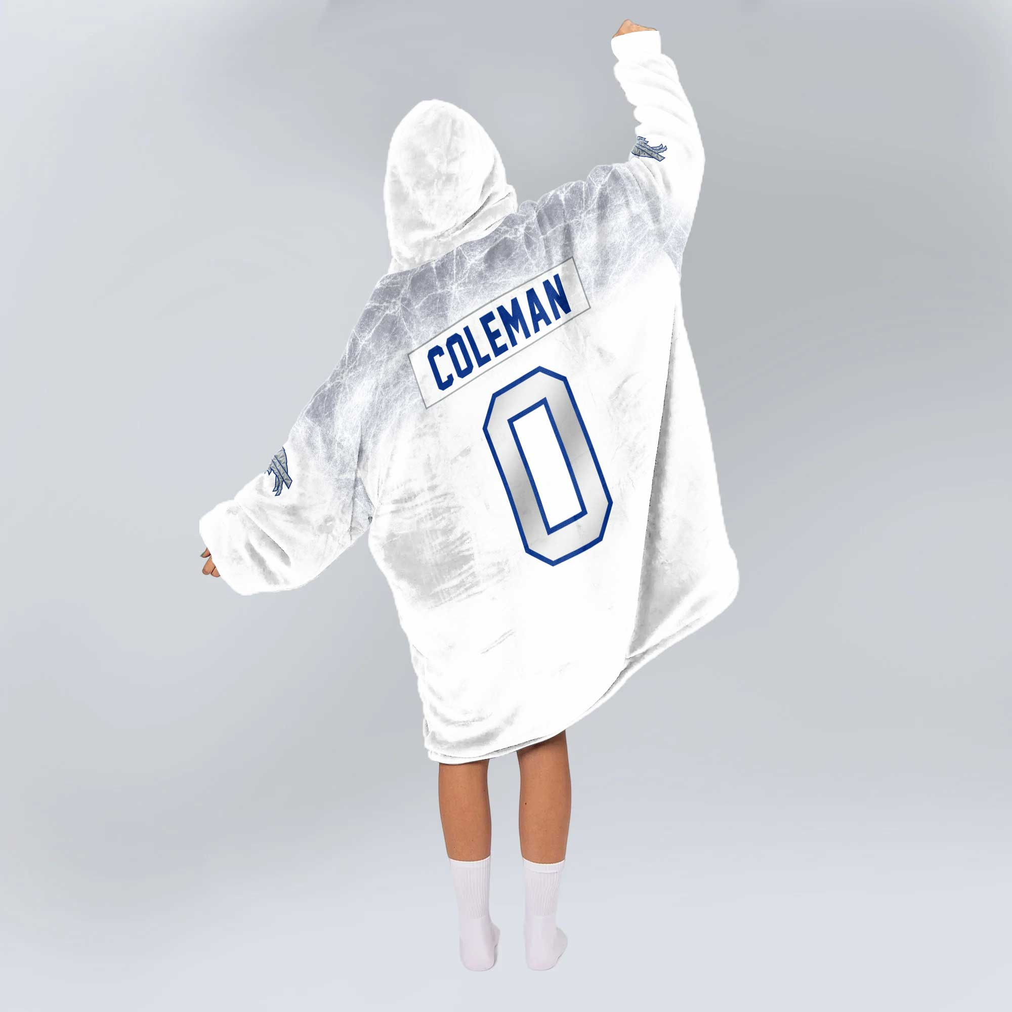 K.C 0 Buffalo Football Unisex Blanket Hoodie