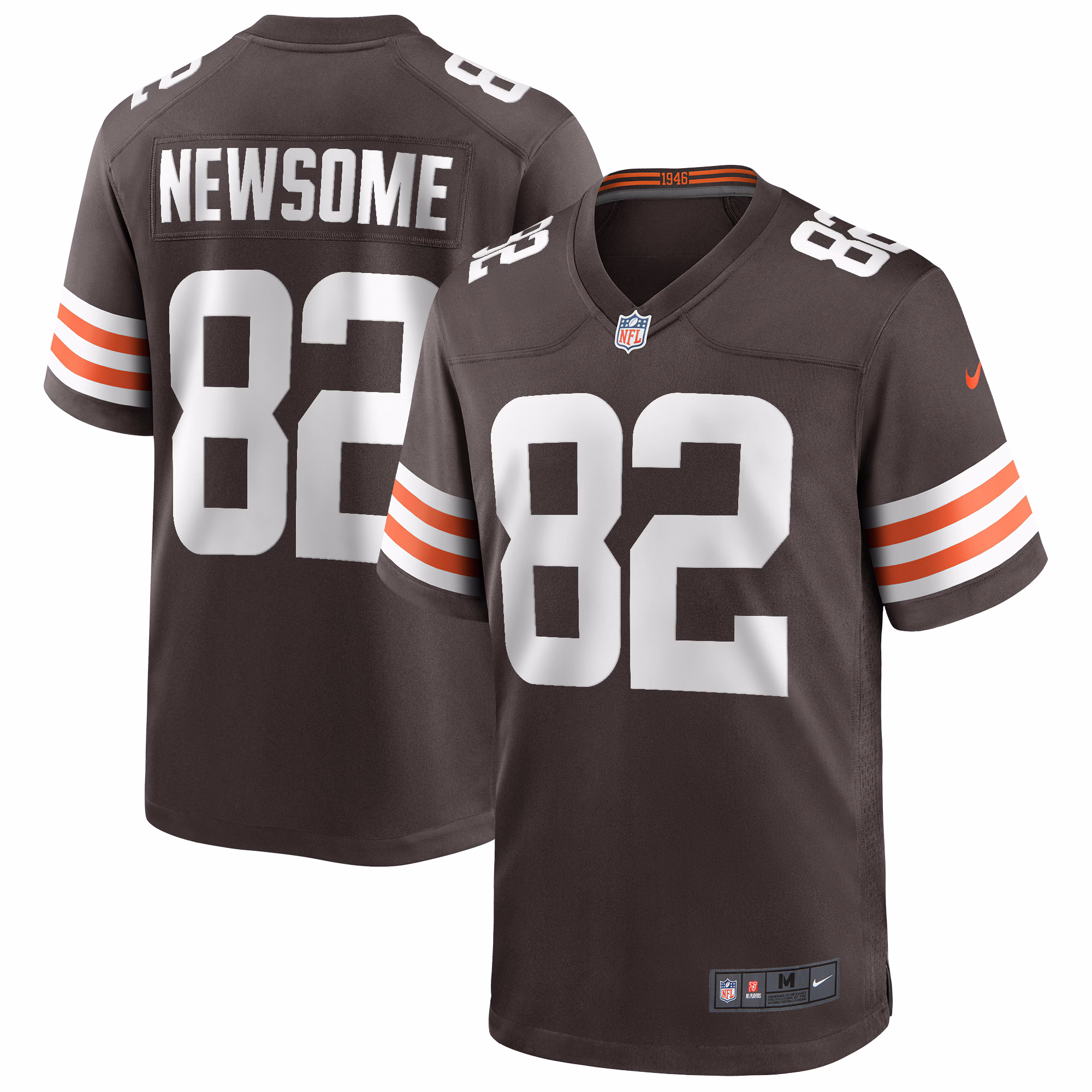Ozzie Newsome Cleveland Browns Game Retired Player Jersey - Brown