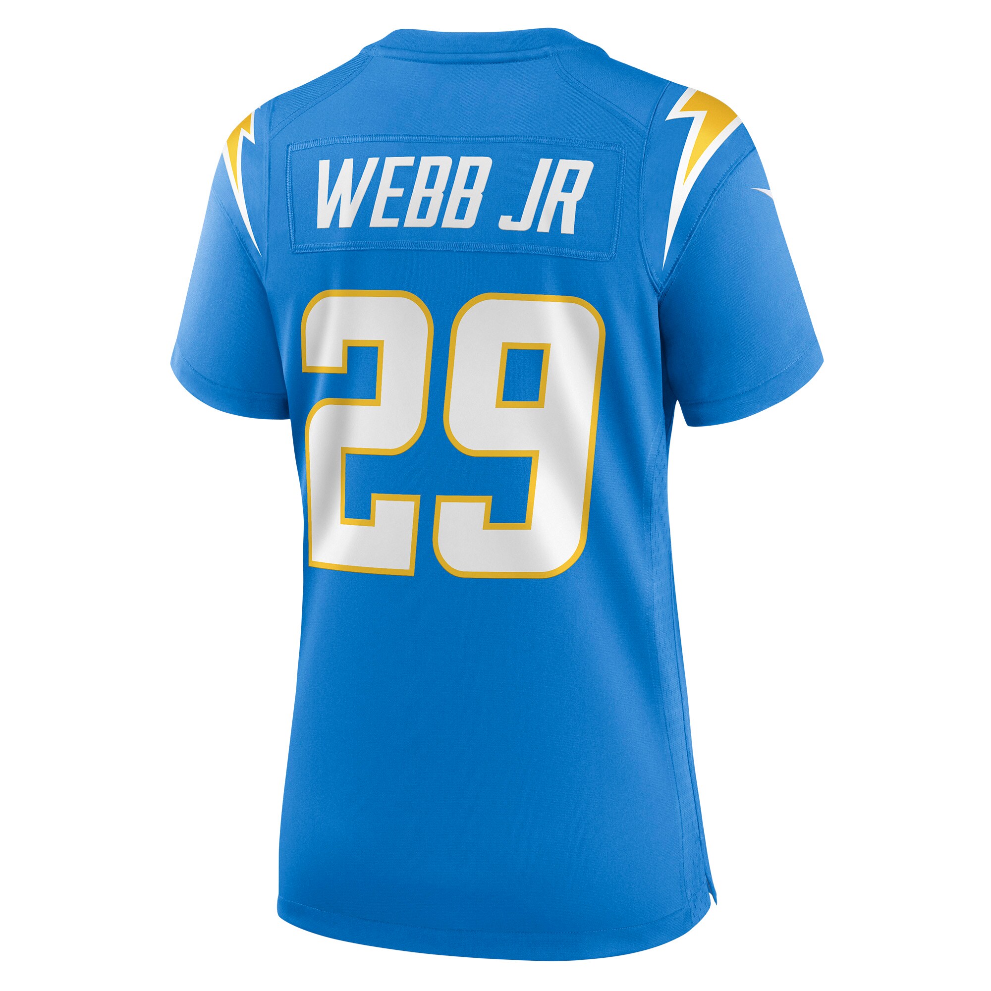Mark Webb Jr. Los Angeles Chargers  Women's Game Jersey - Powder Blue