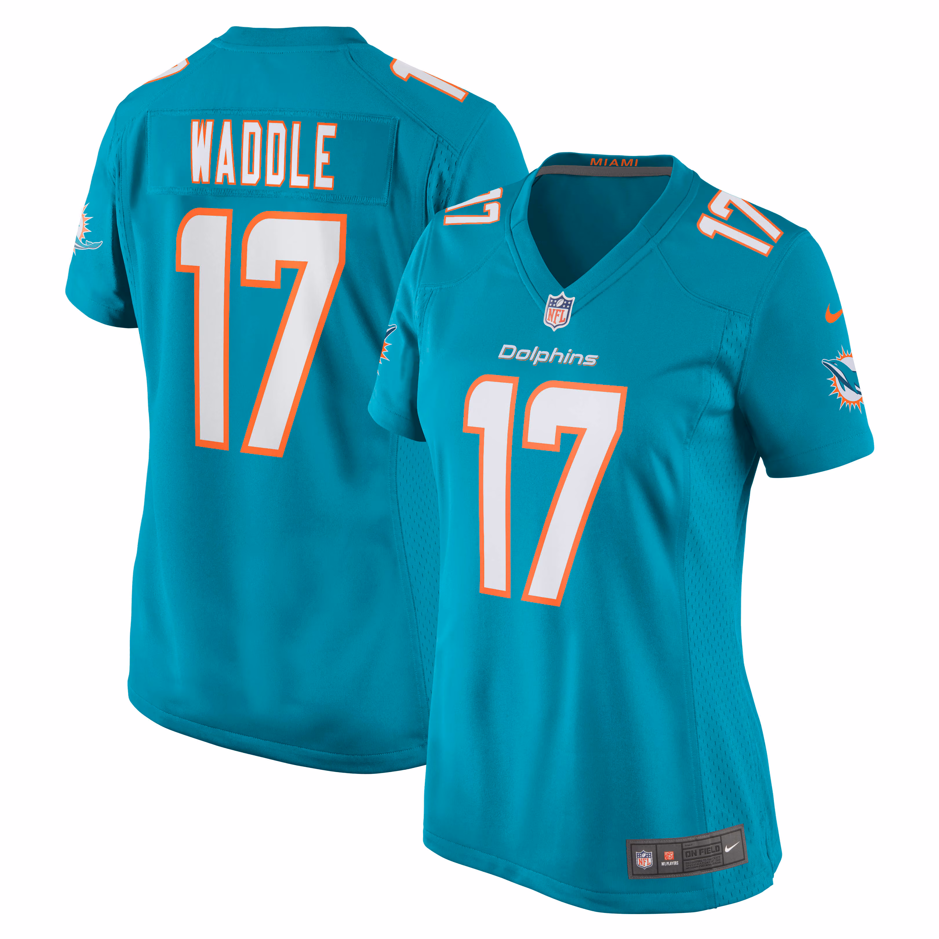 Jaylen Waddle Miami Dolphins Women's Game Jersey - White