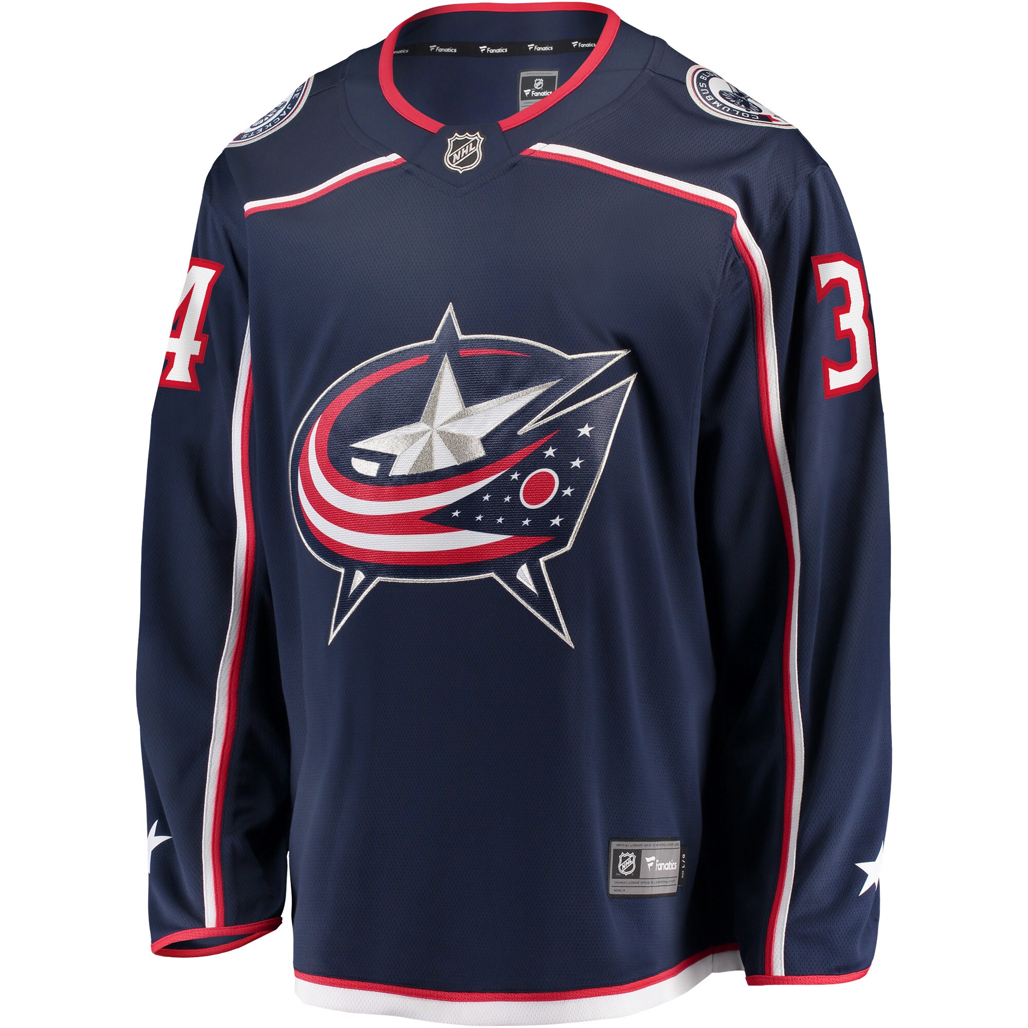 Cole Sillinger Columbus Blue Jackets Home Breakaway Player Jersey - Navy
