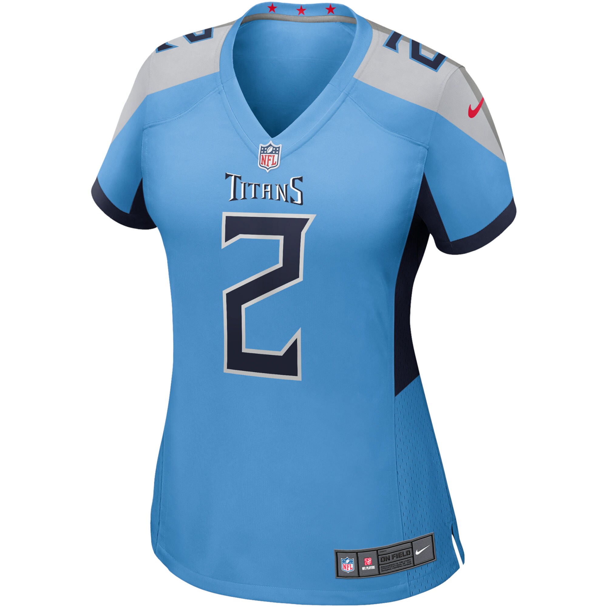 Julio Jones Tennessee Titans  Women's Game Jersey - Light Blue