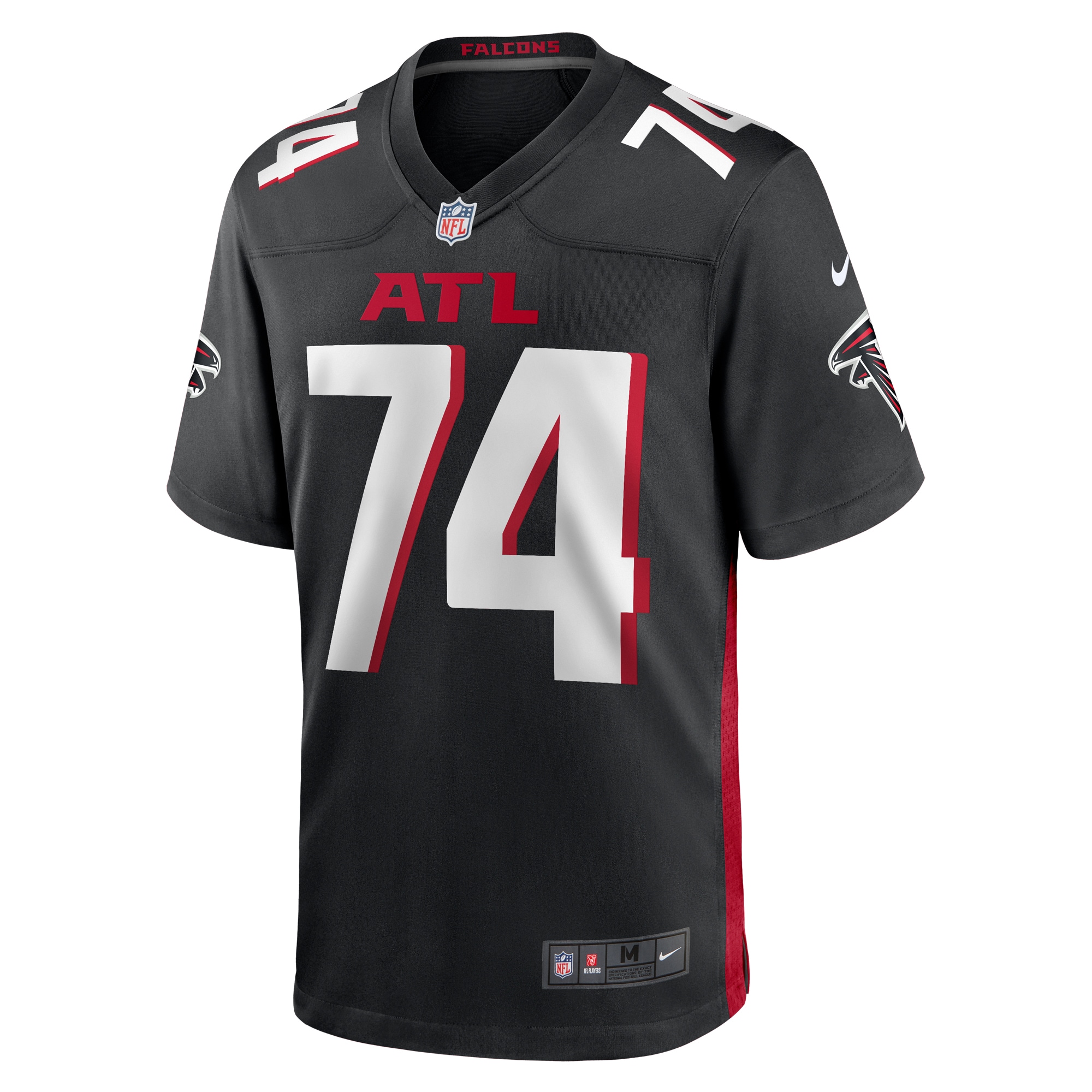 Travis Bell Atlanta Falcons Team Game Jersey -  Black