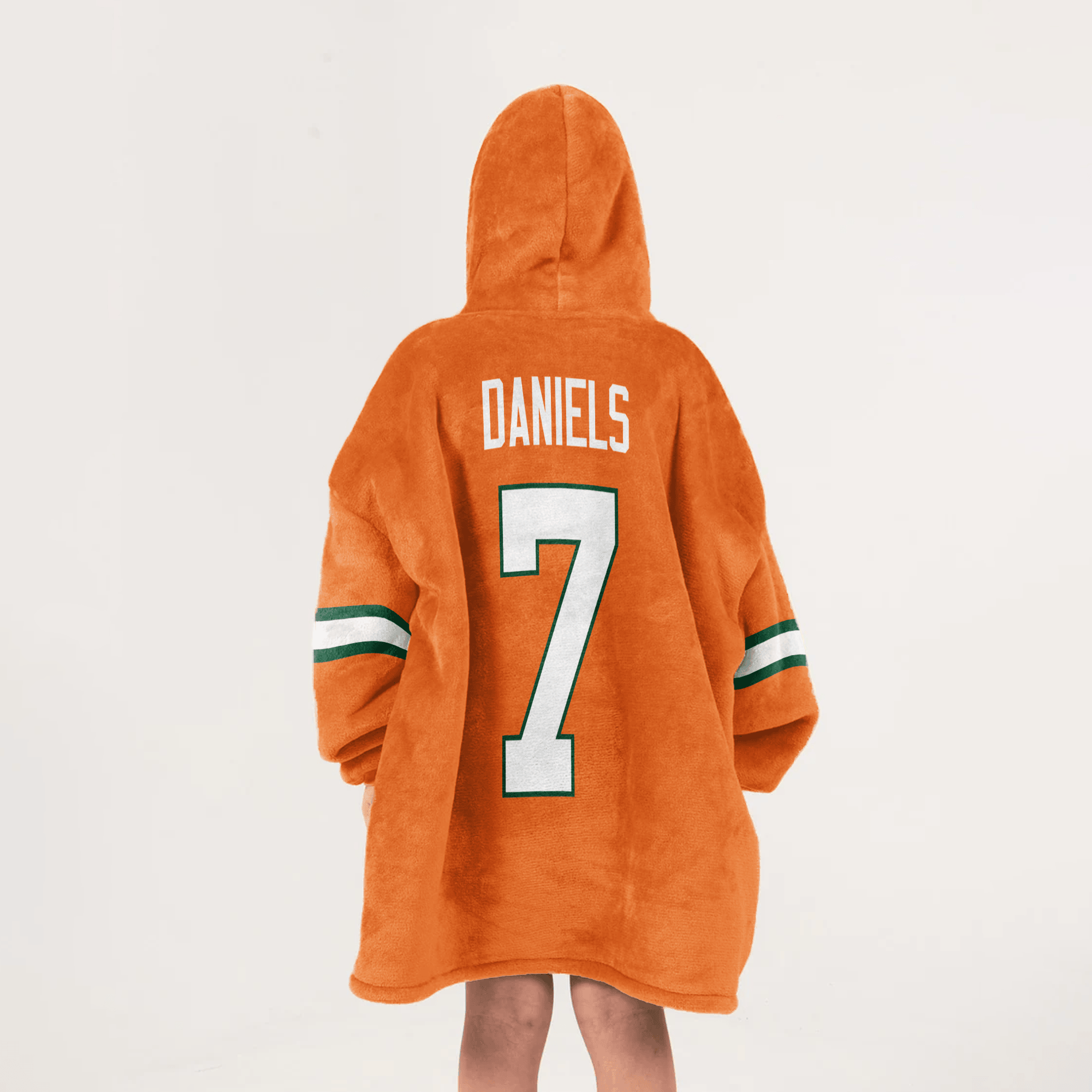 Kid C.J.D 7 Miami Football Unisex Blanket Hoodie