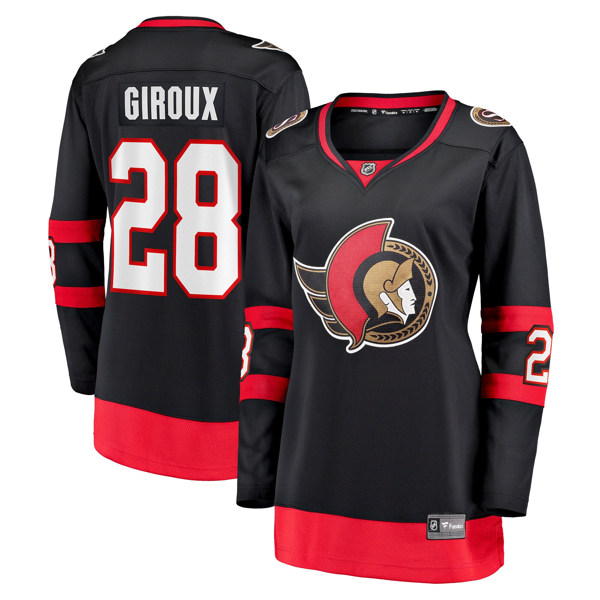Claude Giroux Ottawa Senators Women's Home Breakaway Player Jersey - Black