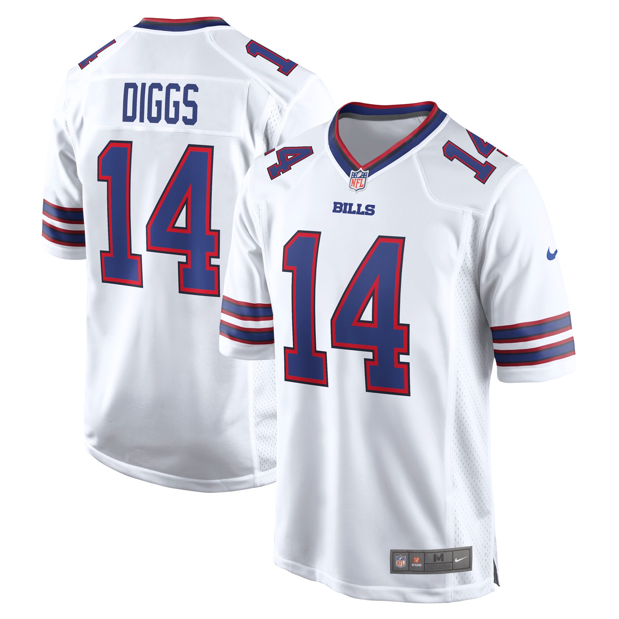 Stefon Diggs Buffalo Bills  Game Jersey - White