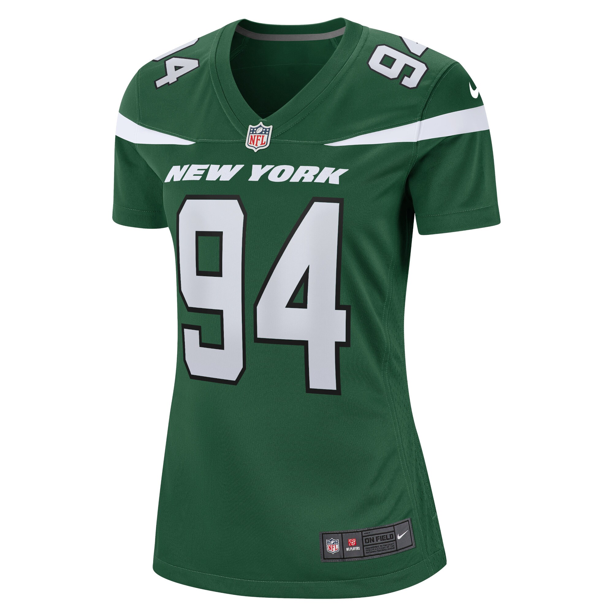 Solomon Thomas New York Jets  Women's Game Jersey - Gotham Green
