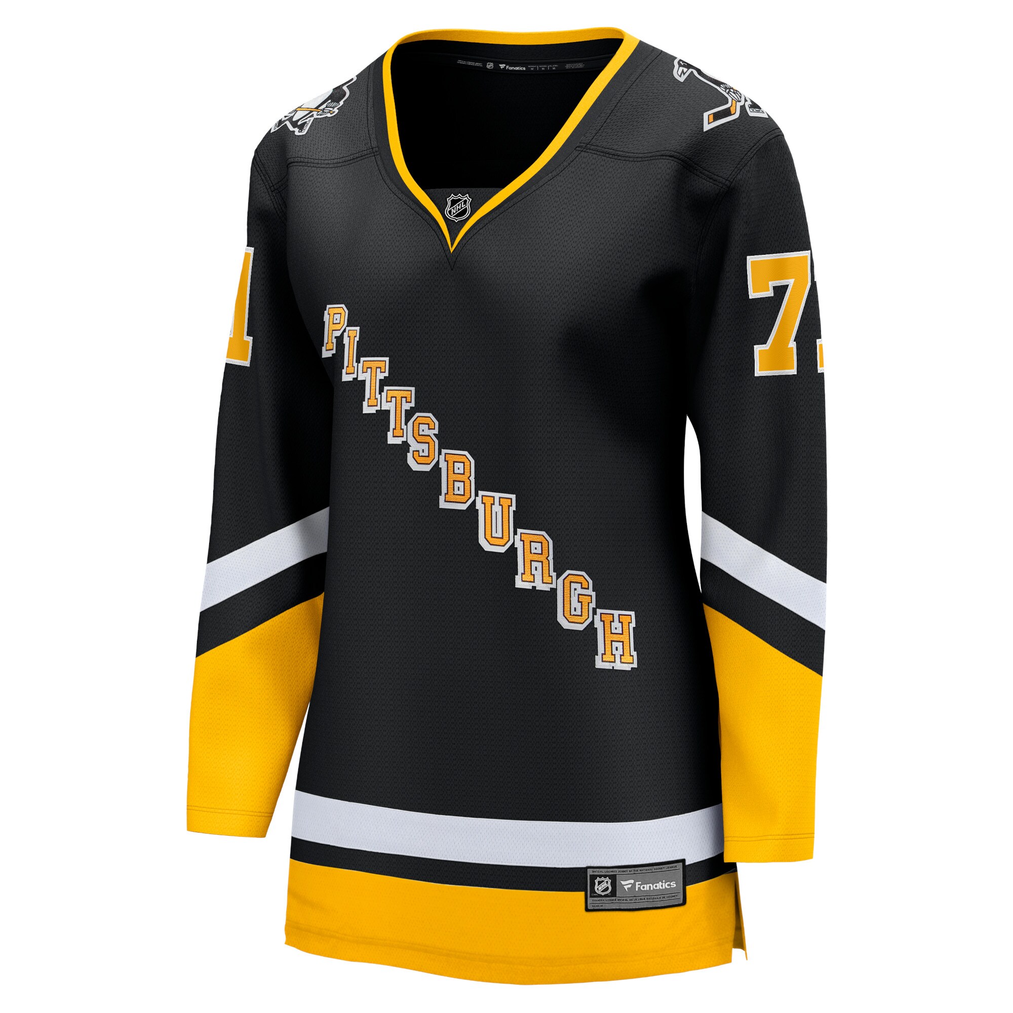 Evgeni Malkin Pittsburgh Penguins Women's 2021/22 Alternate Premier Breakaway Player Jersey - Black
