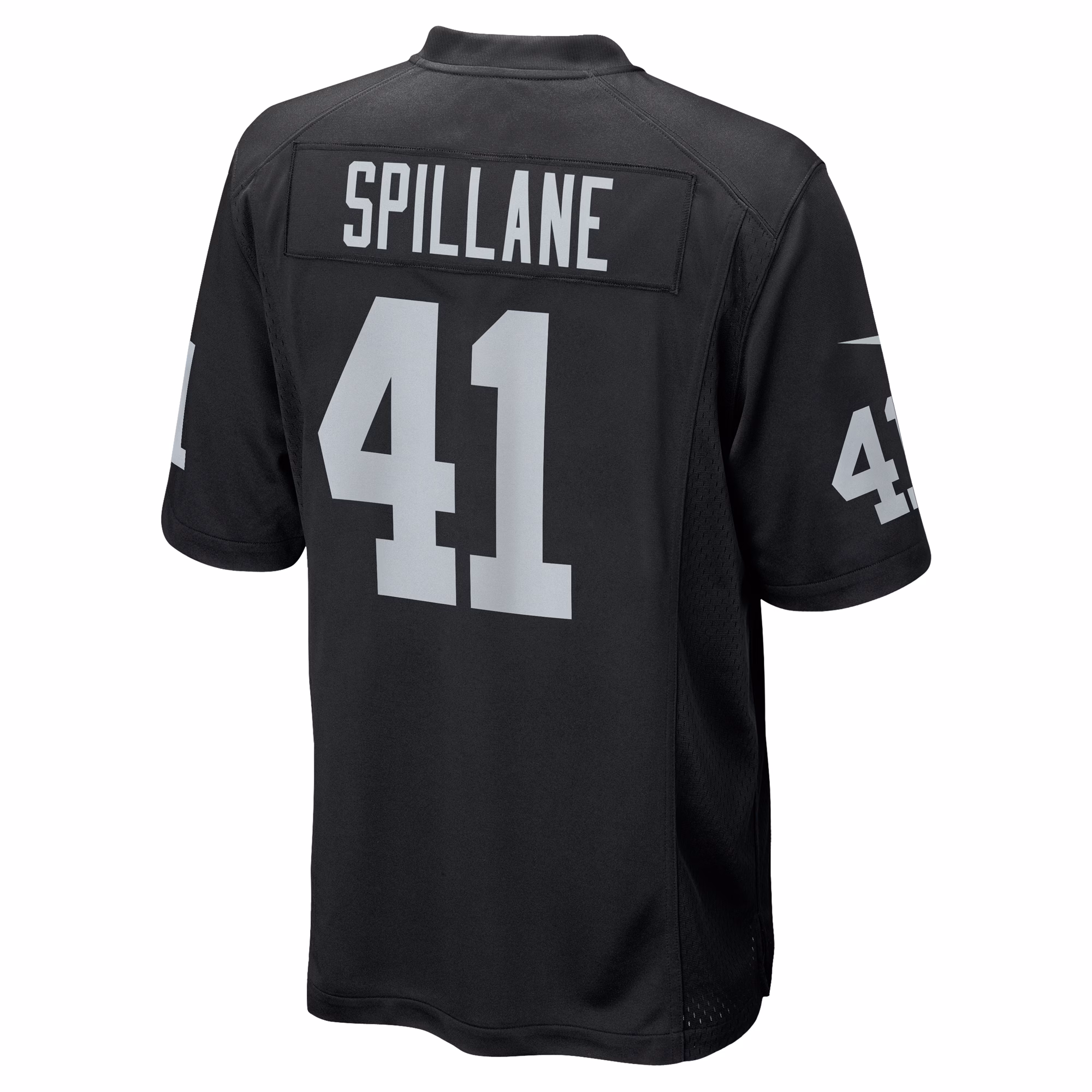Robert Spillane Las Vegas Raiders Game Player Jersey - Black