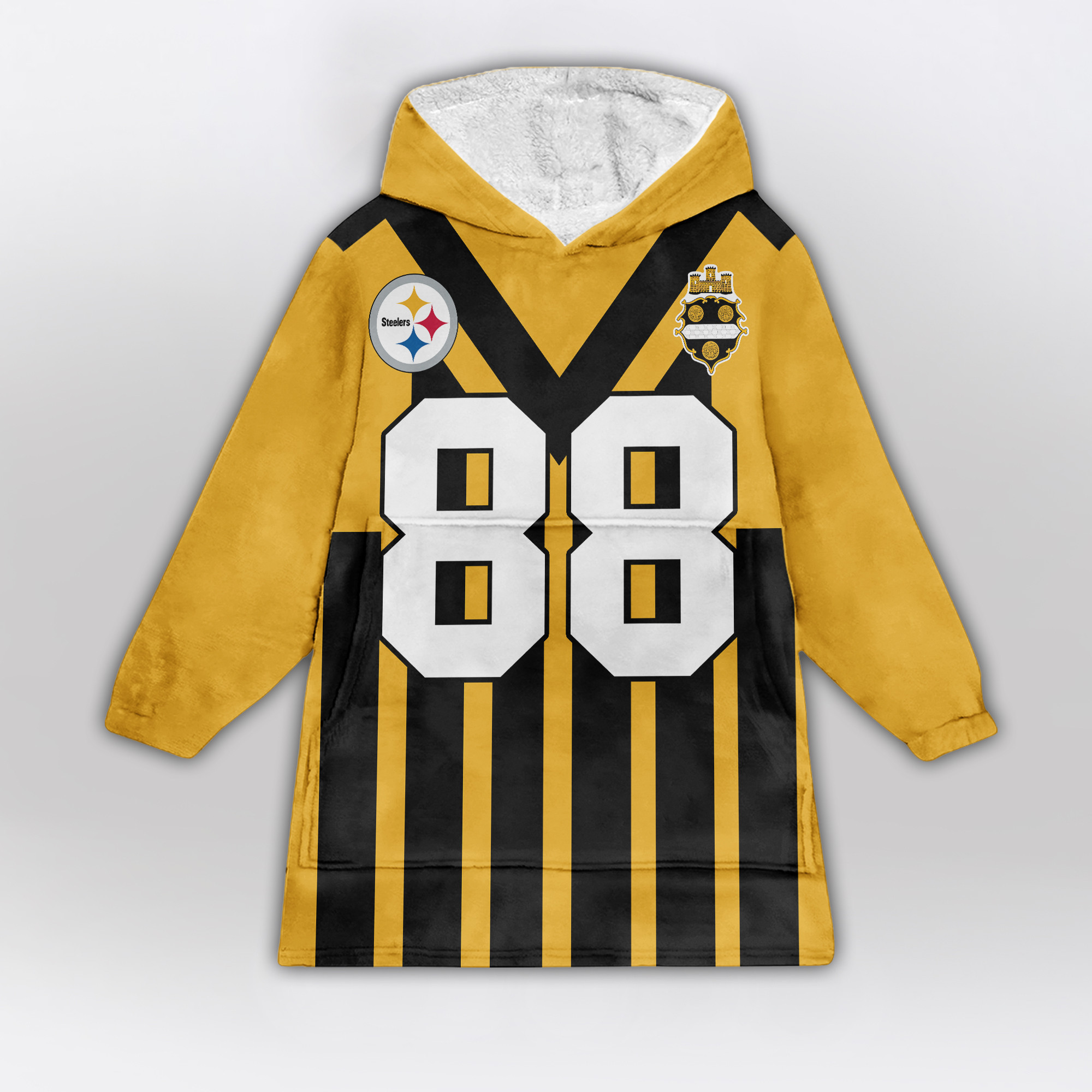Kid 88 Pittsburgh Football Unisex Blanket Hoodie