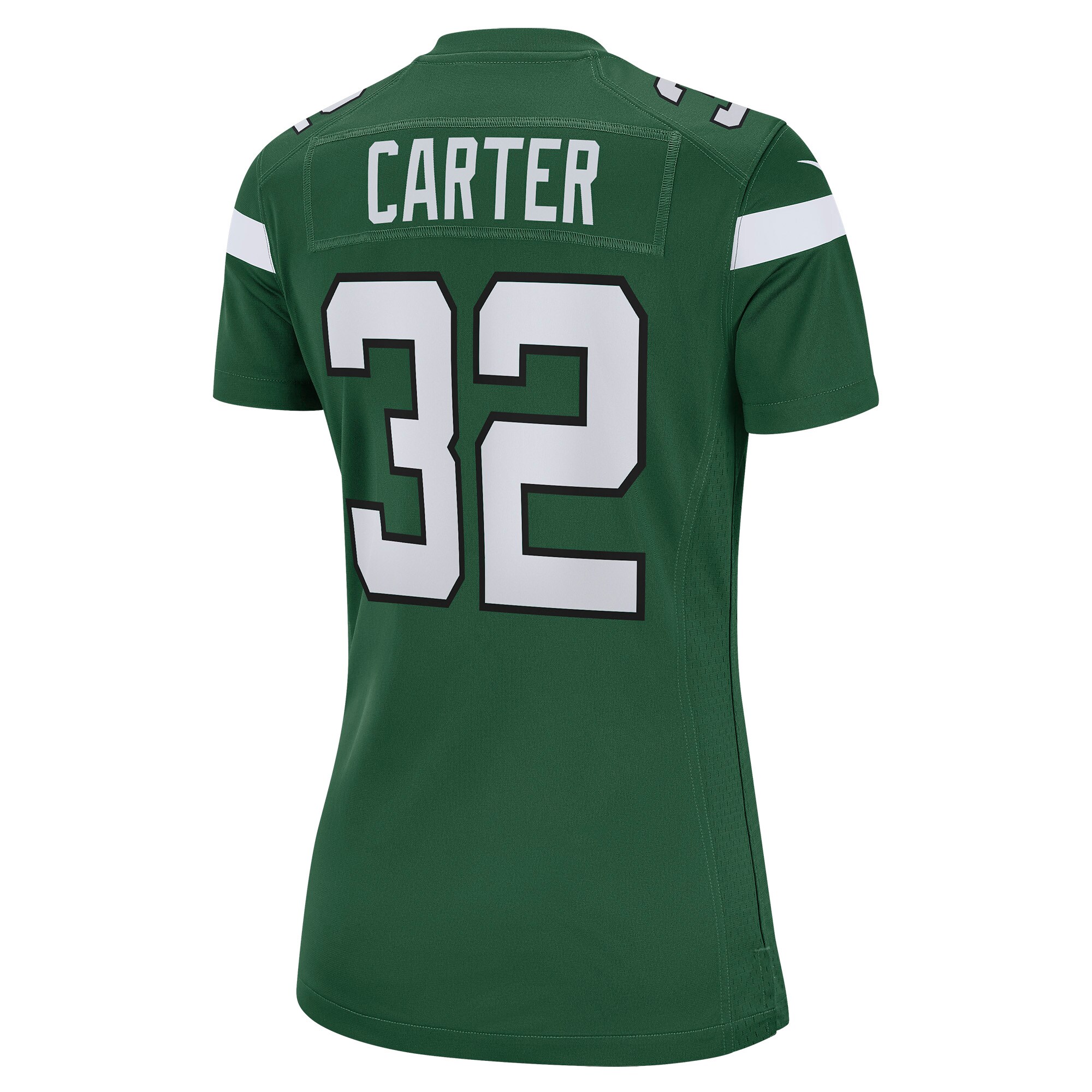 Michael Carter New York Jets  Women's Game Jersey - Gotham Green