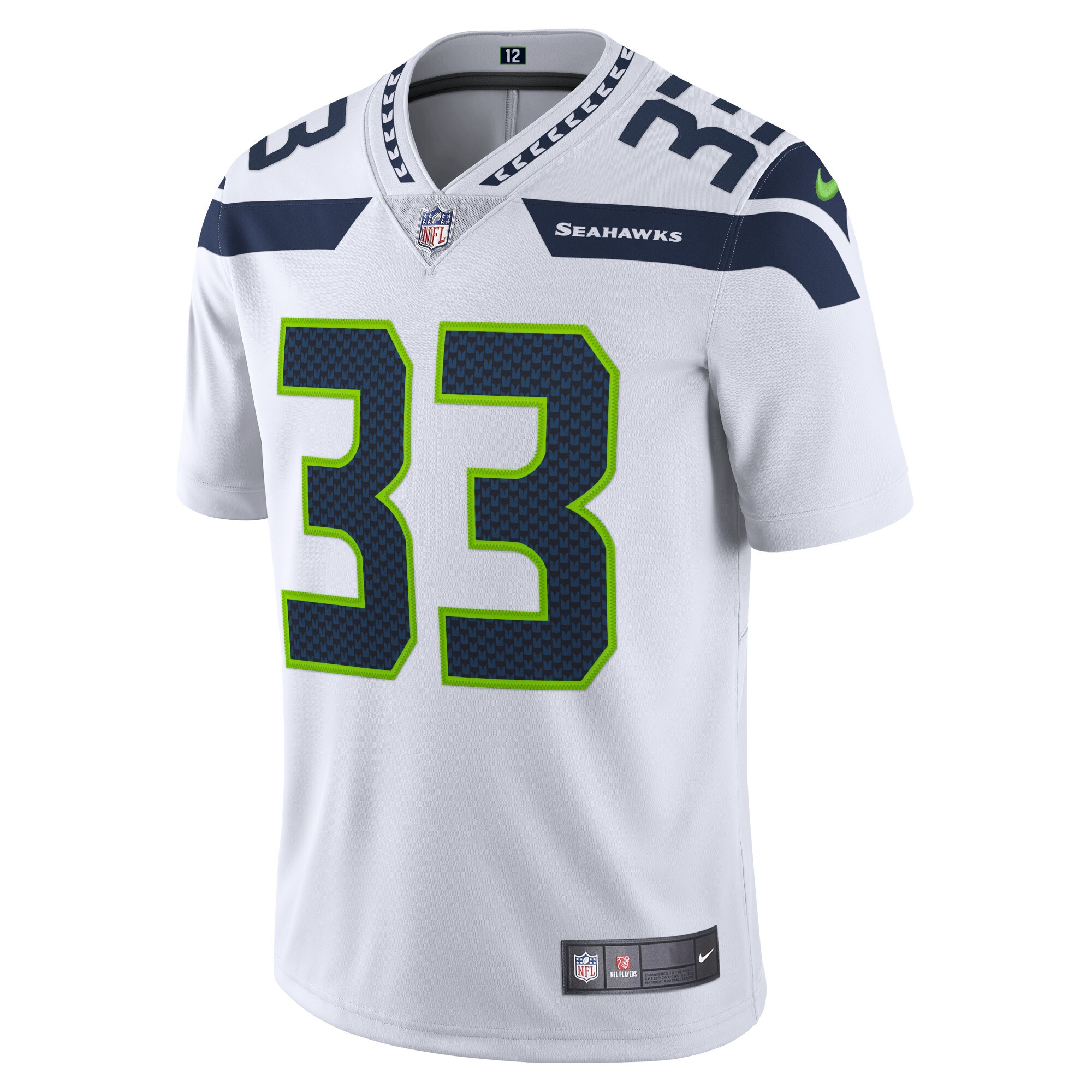 Jamal Adams Seattle Seahawks  Vapor Limited Jersey - White